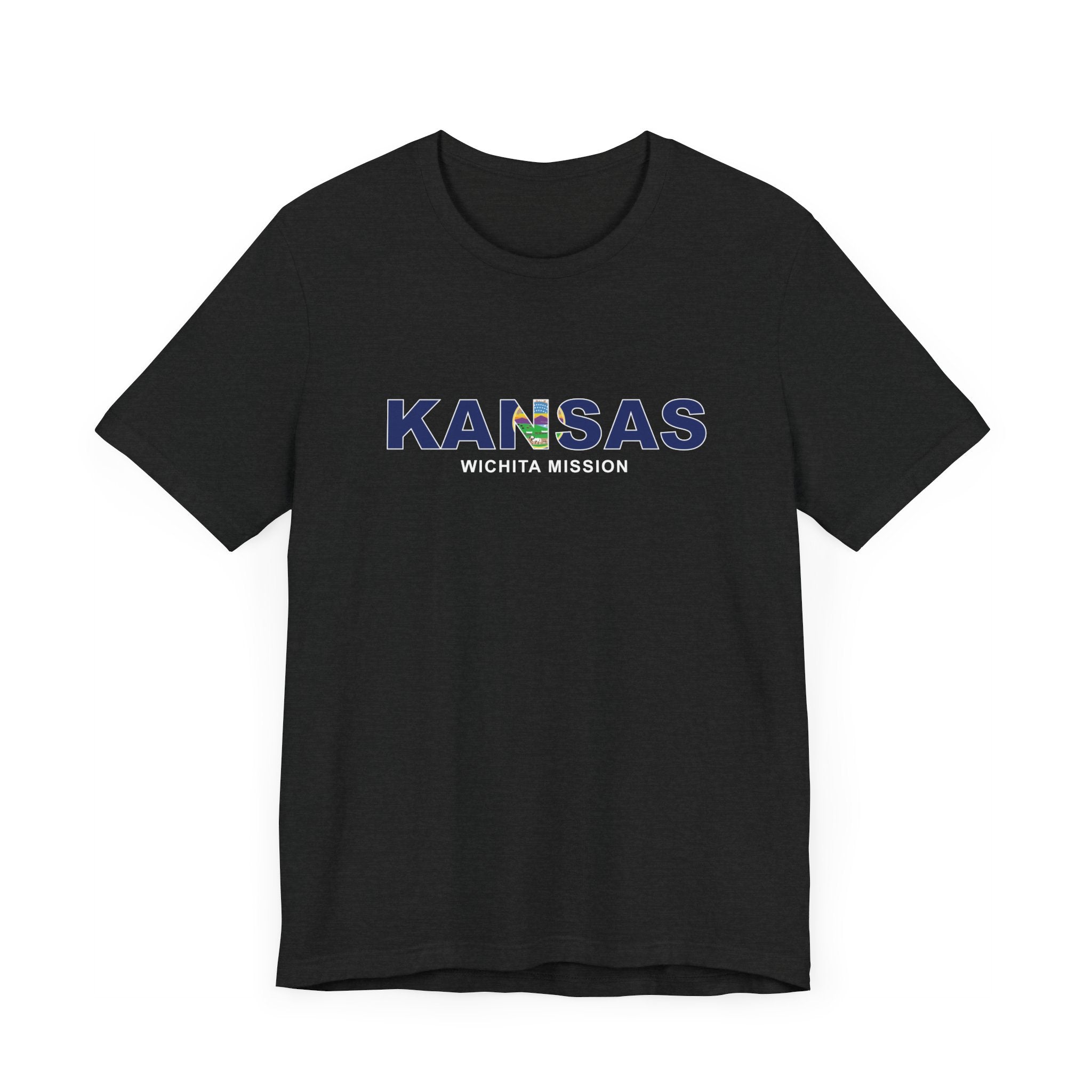 Kansas Wichita Mission Flag Title T-shirt - Mission Wishlist - LDS Missionary Gift Store