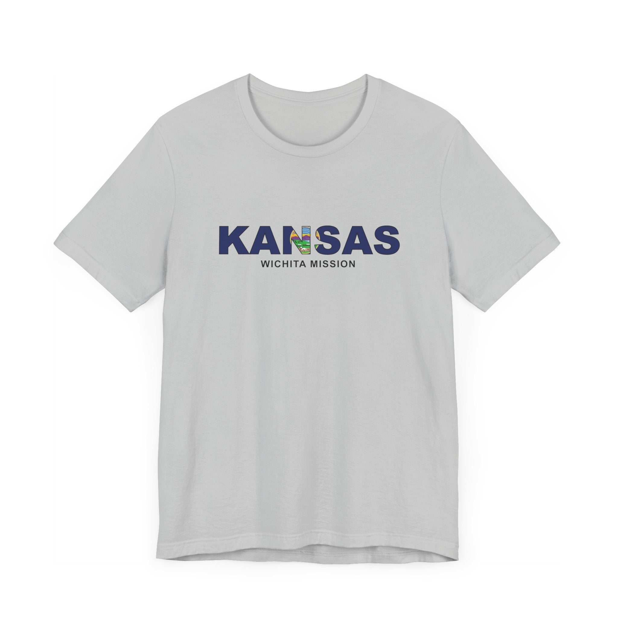 Kansas Wichita Mission Flag Title T-shirt - Mission Wishlist - LDS Missionary Gift Store