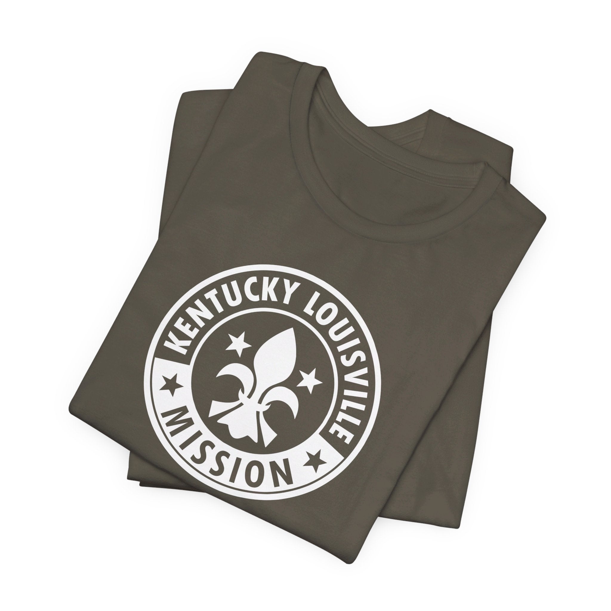 Kentucky Louisville Mission Circular Monochrome Logo T-Shirt - Mission Wishlist - LDS Missionary Gift Store