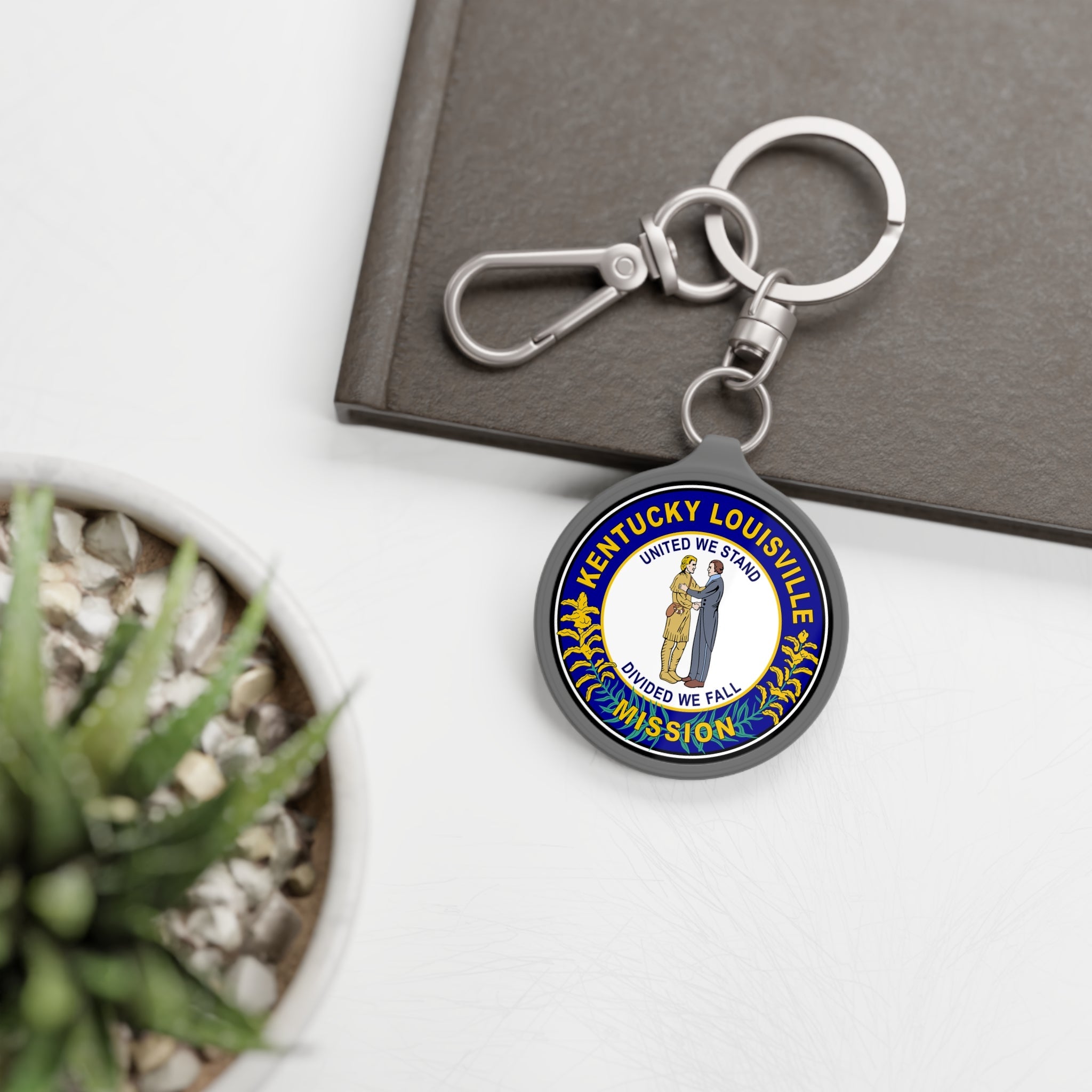Kentucky Louisville Mission State Flag Logo Key Tag - Mission Wishlist - LDS Missionary Gift Store