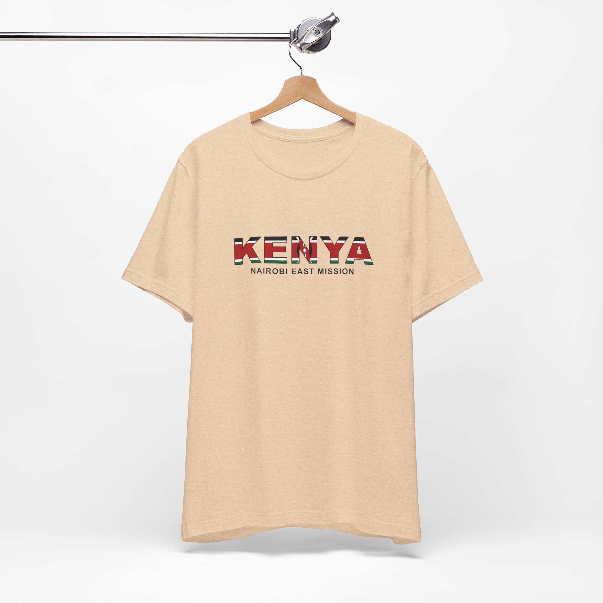 Kenya Nairobi East Mission Flag Title T-shirt - Mission Wishlist - LDS Missionary Gift Store
