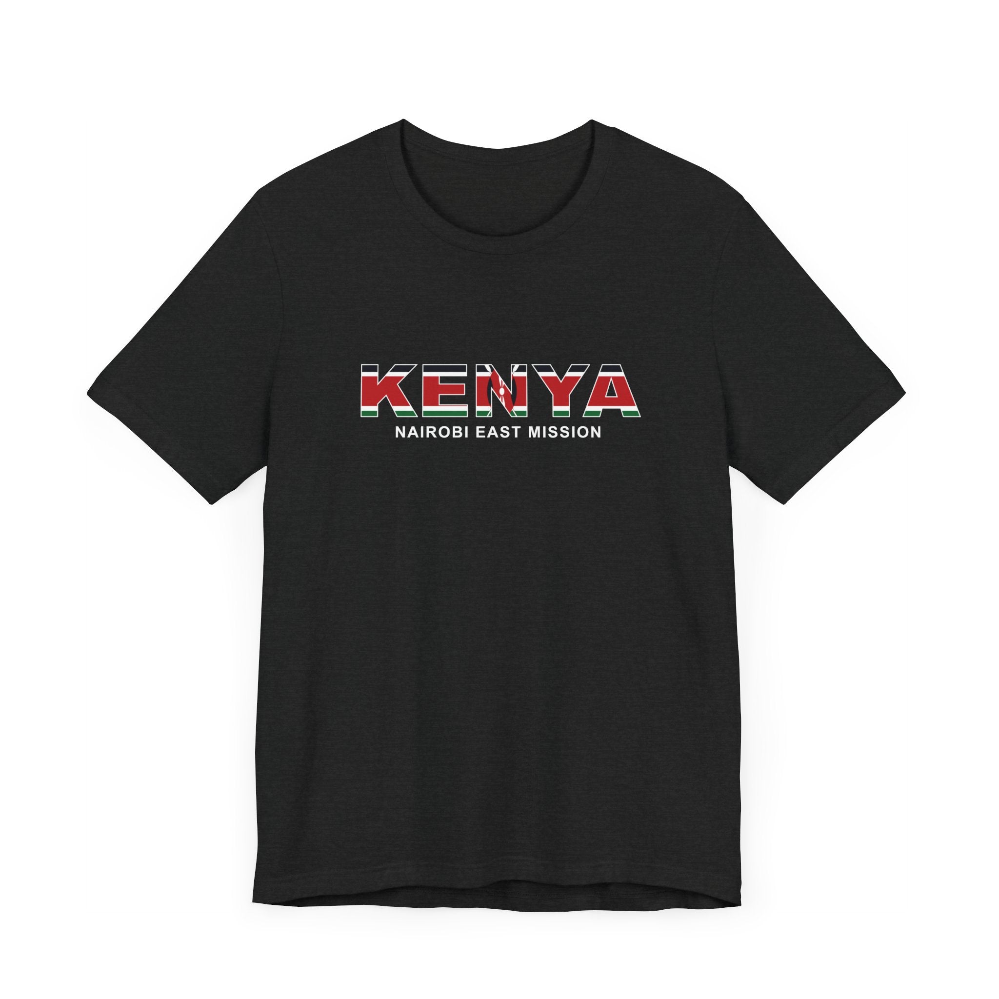 Kenya Nairobi East Mission Flag Title T-shirt - Mission Wishlist - LDS Missionary Gift Store