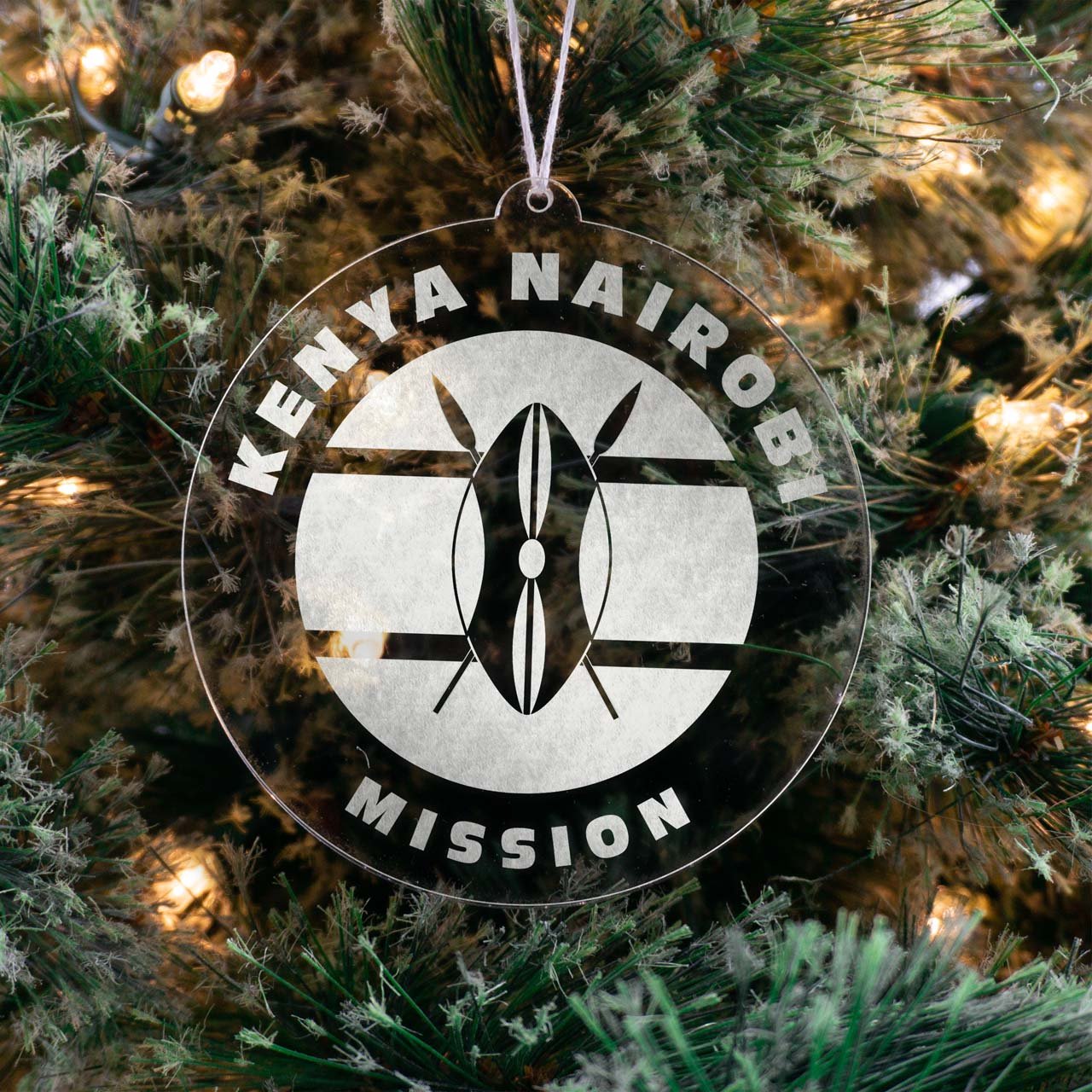 Kenya Nairobi Mission Christmas Ornament - Latter-Day Saint LDS Missionary Gift - Book of Mormon