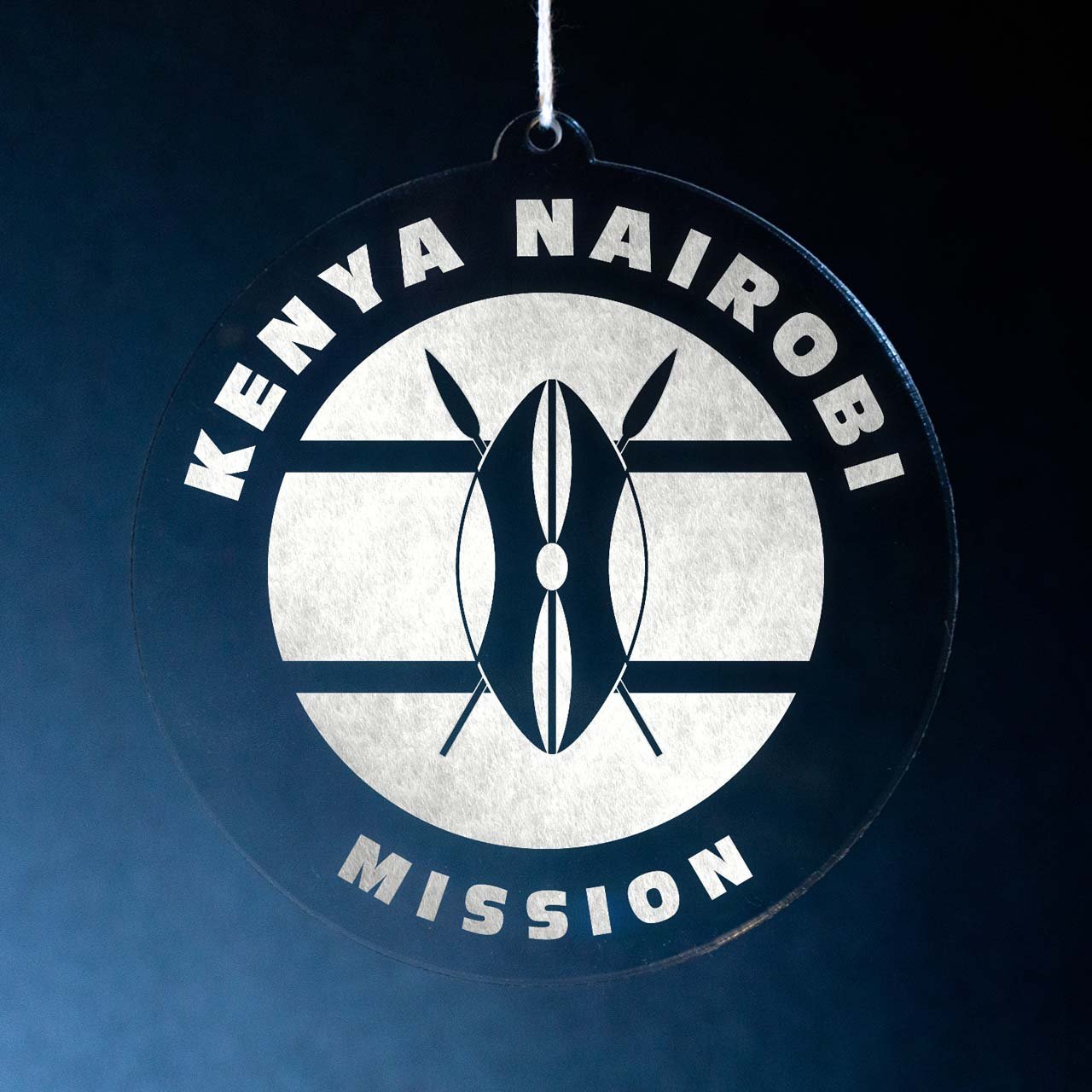 Kenya Nairobi Mission Christmas Ornament - Latter-Day Saint LDS Missionary Gift - Book of Mormon