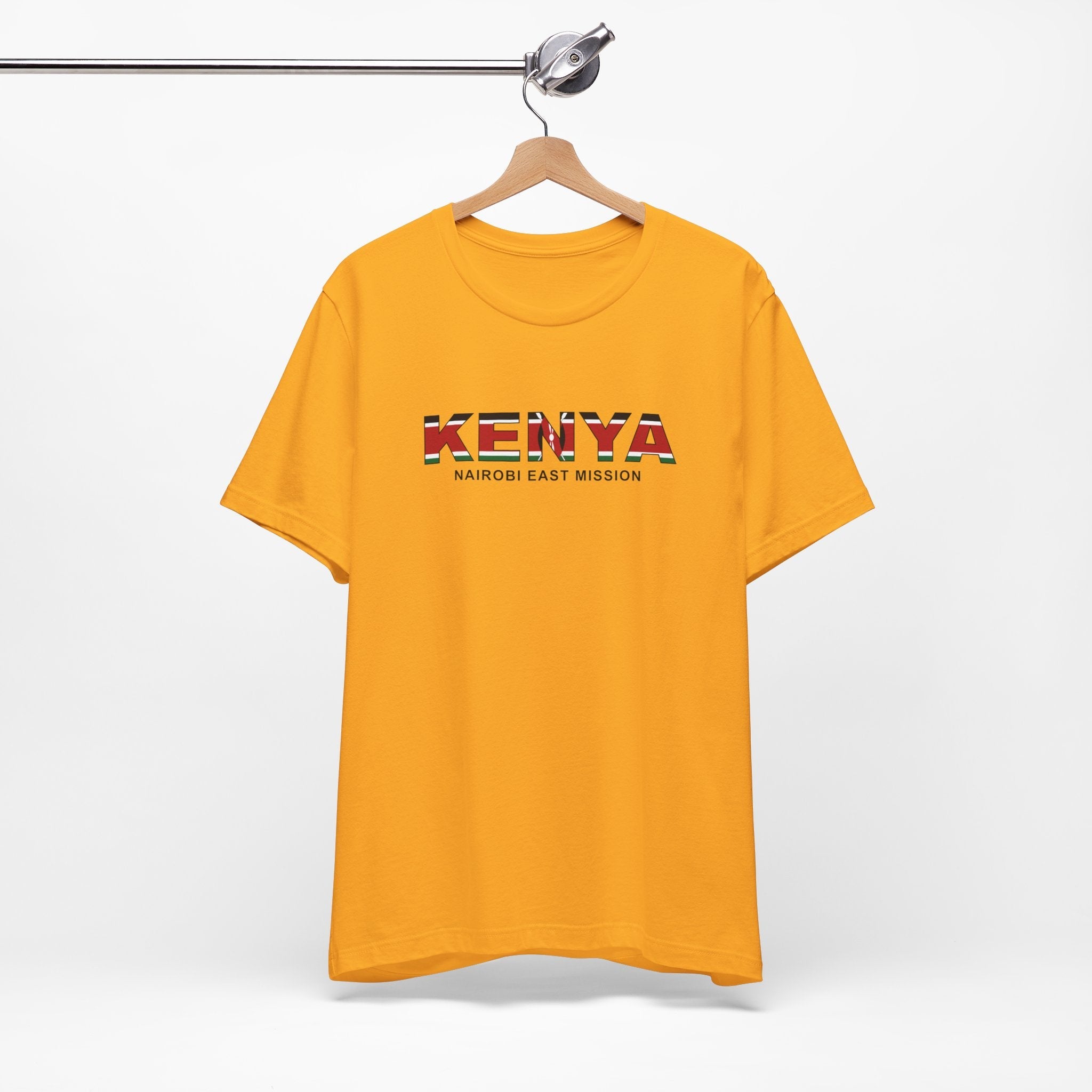 Kenya Nairobi West Mission Flag Title T-shirt - Mission Wishlist - LDS Missionary Gift Store