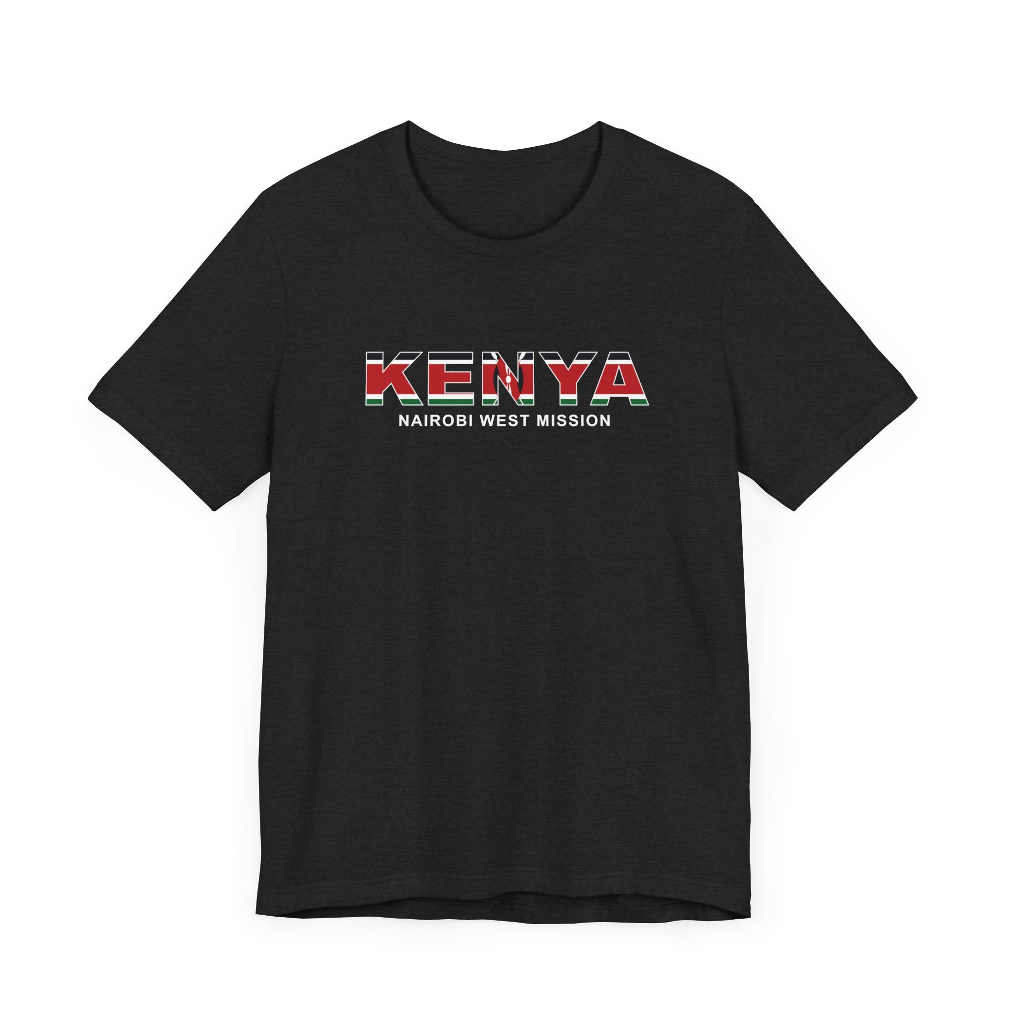 Kenya Nairobi West Mission Flag Title T-shirt - Mission Wishlist - LDS Missionary Gift Store