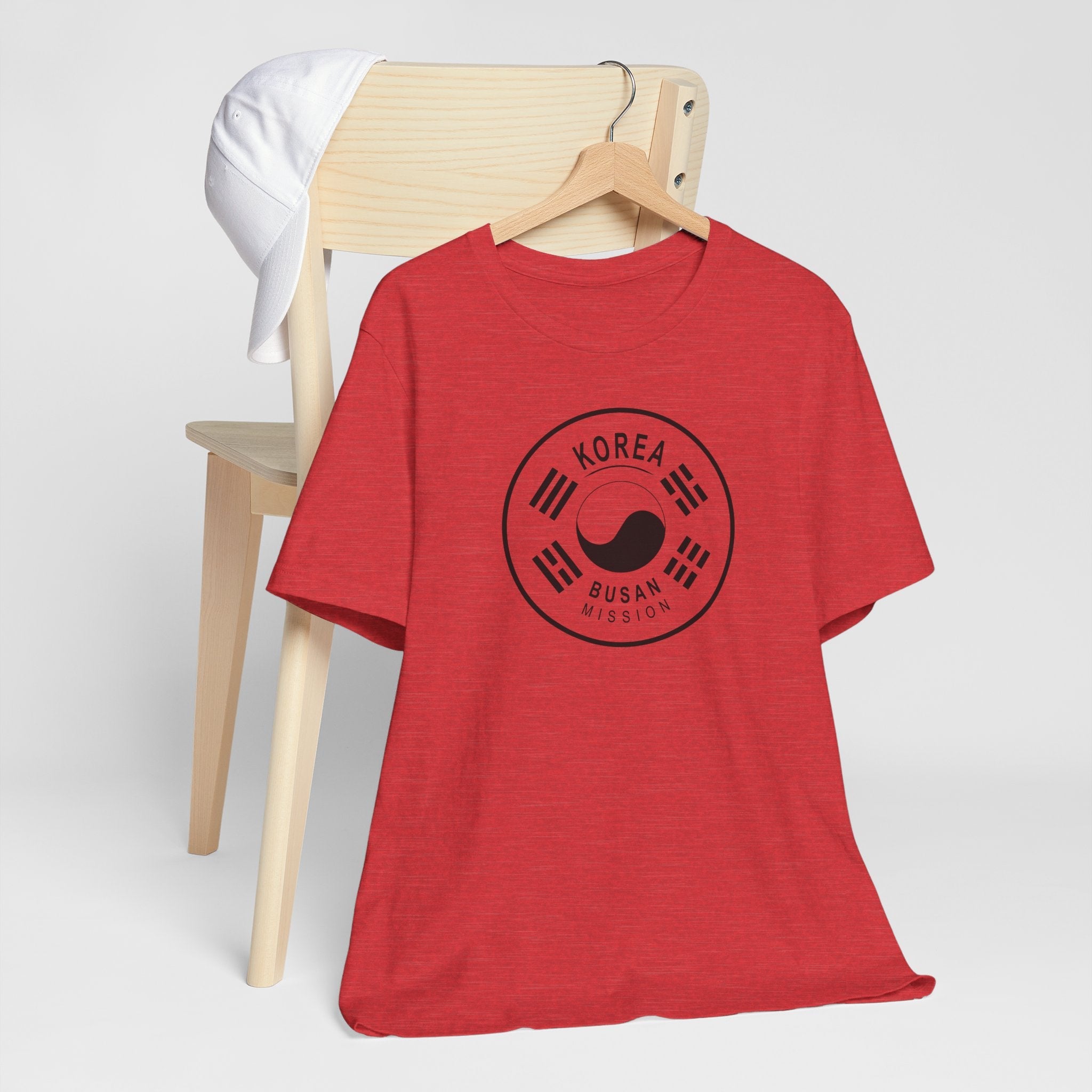 Korea Busan Mission Circular Monochrome Logo T-Shirt - Mission Wishlist - LDS Missionary Gift Store