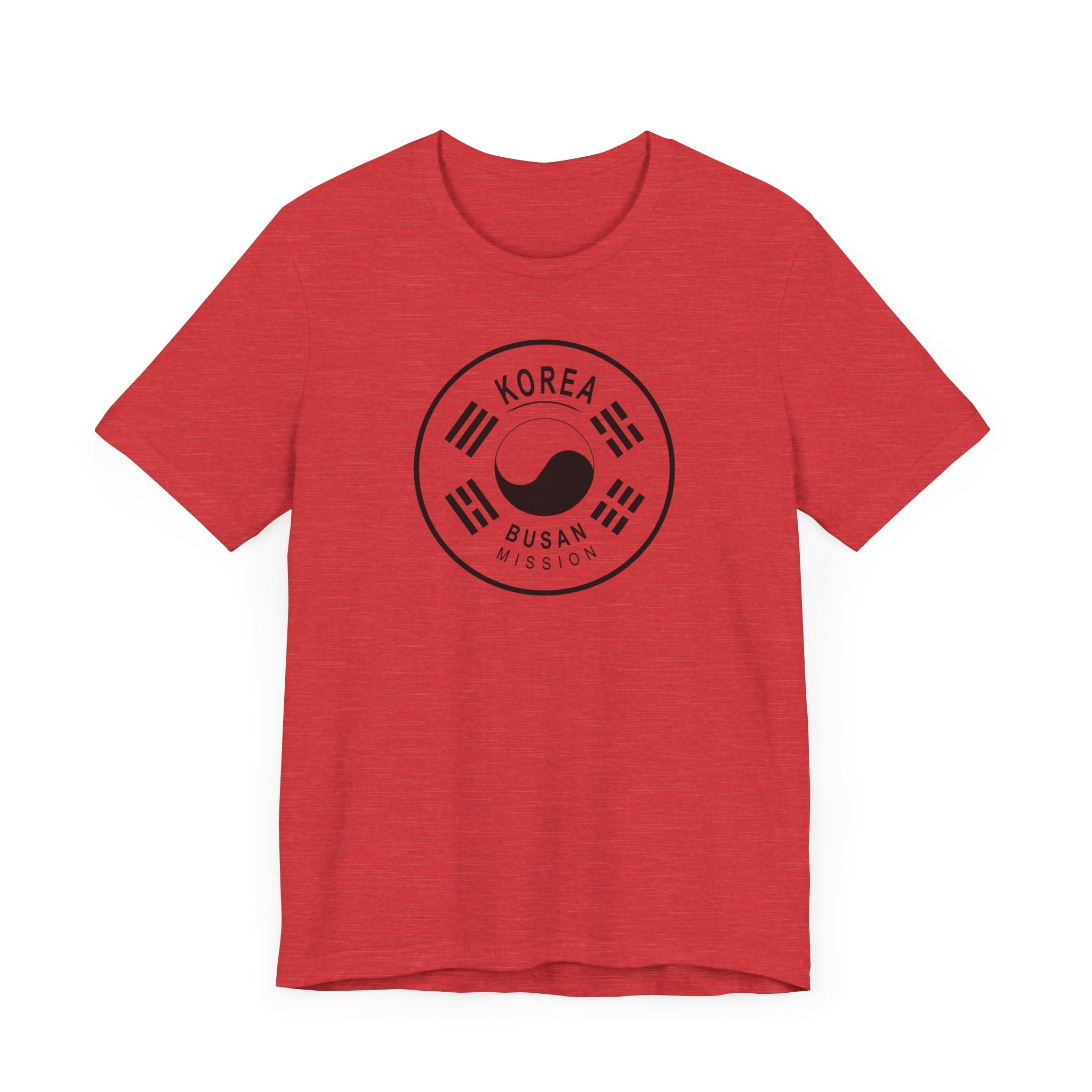 Korea Busan Mission Circular Monochrome Logo T-Shirt - Mission Wishlist - LDS Missionary Gift Store