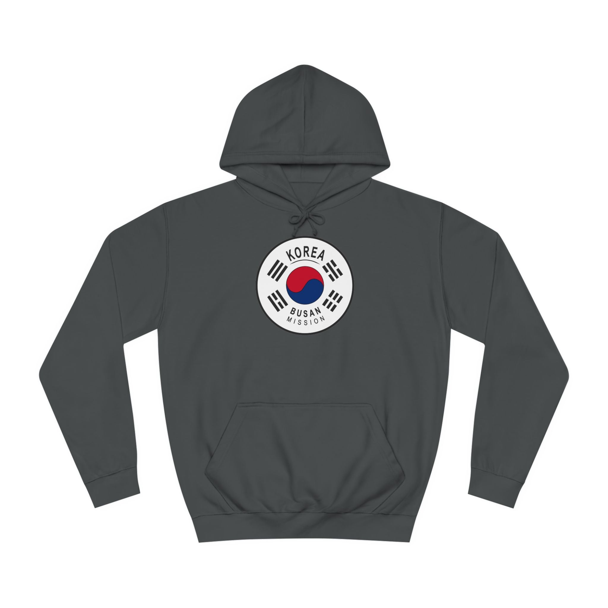 Korea Busan Mission Flag Logo (White Border) College Hoodie - Mission Wishlist - LDS Missionary Gift Store