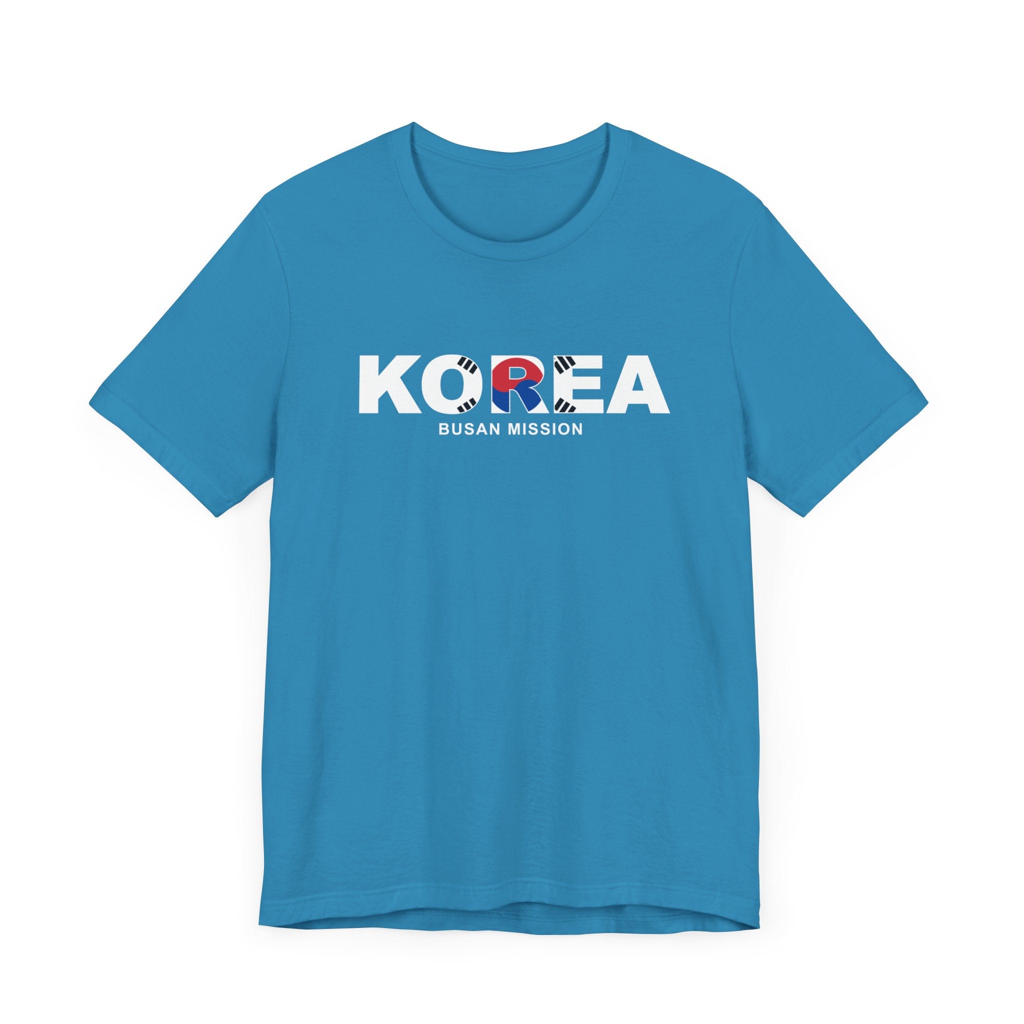 Korea Busan Mission Flag Title T-shirt - Latter-Day Saint LDS Missionary Gift - Book of Mormon