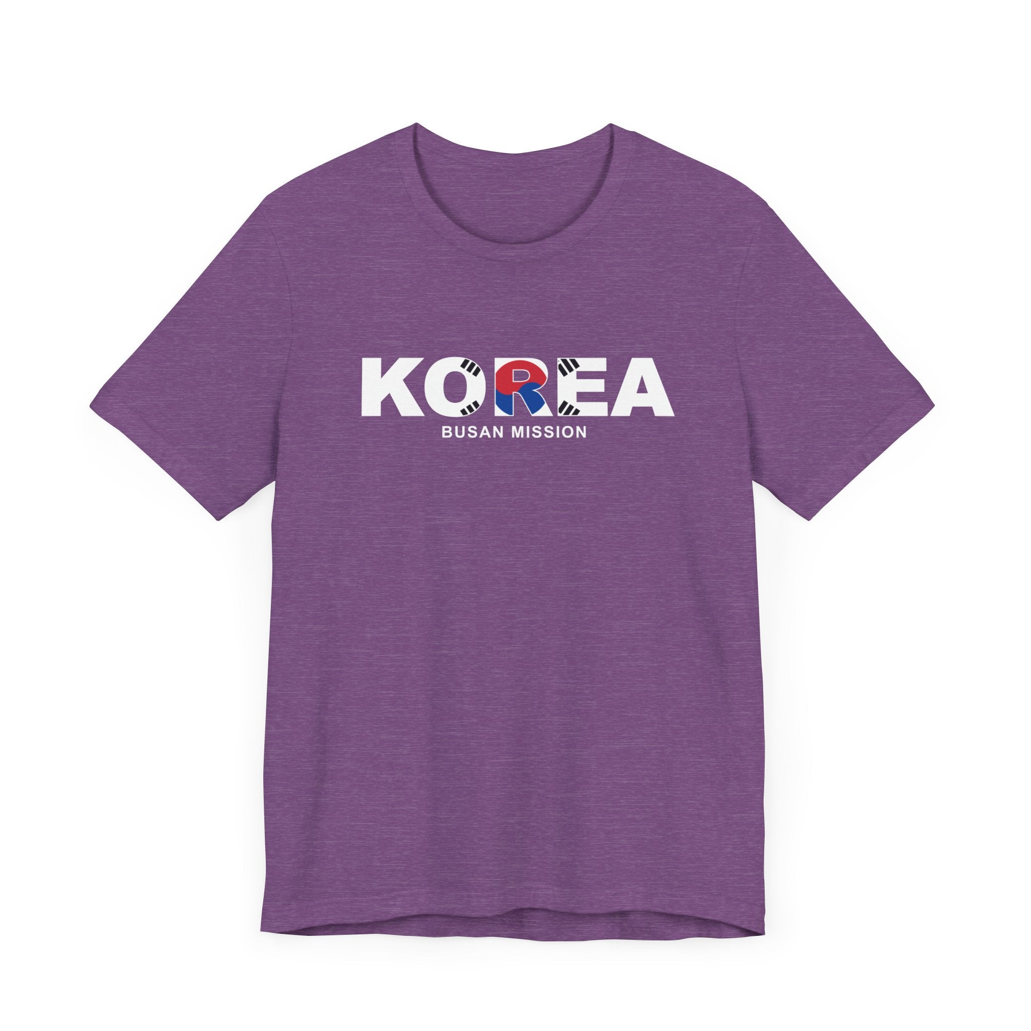 Korea Busan Mission Flag Title T-shirt - Latter-Day Saint LDS Missionary Gift - Book of Mormon