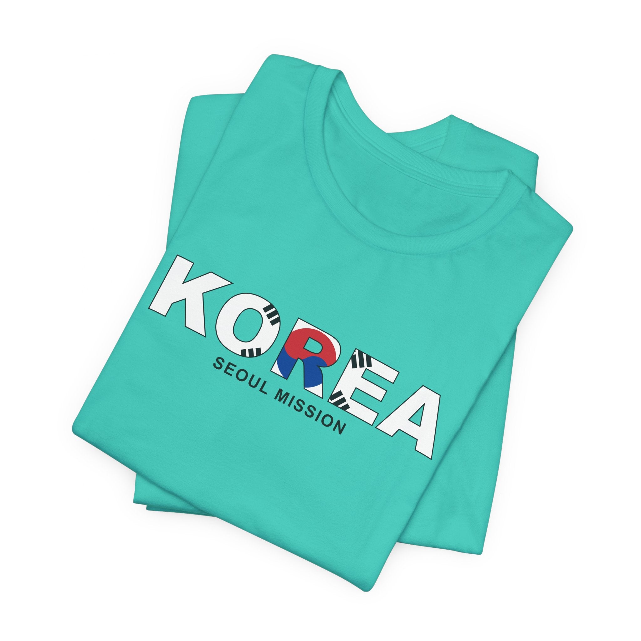 Korea Seoul Mission Flag Title T-shirt - Mission Wishlist - LDS Missionary Gift Store