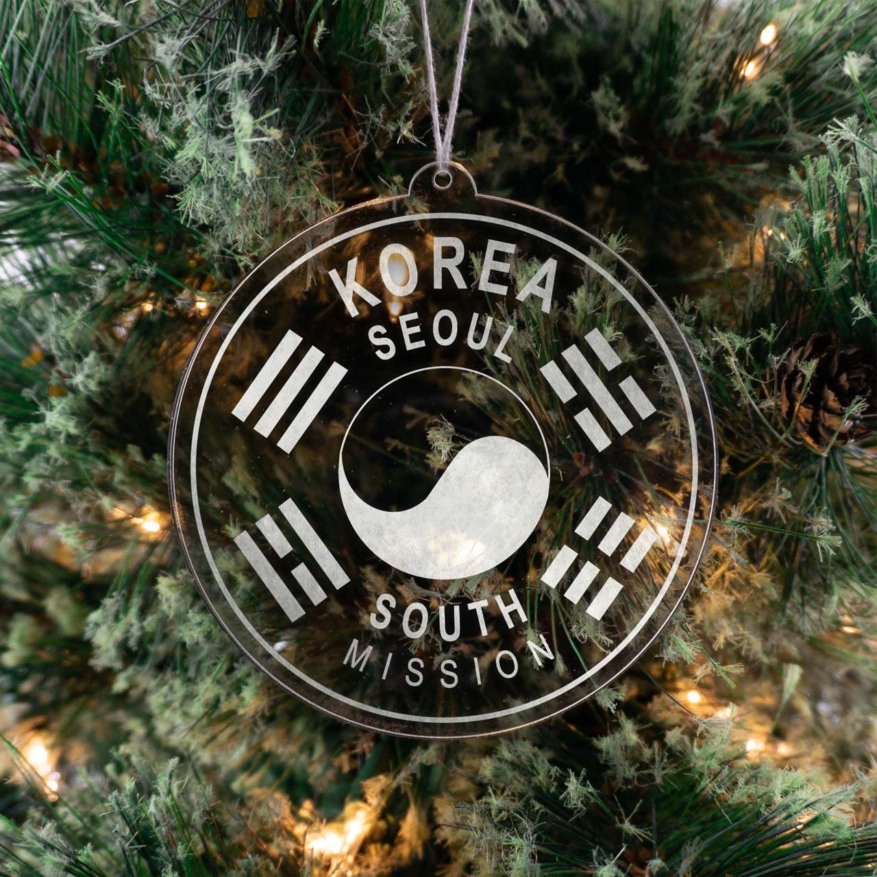 Korea Seoul South Mission Christmas Ornament - Latter-Day Saint LDS Missionary Gift - Book of Mormon