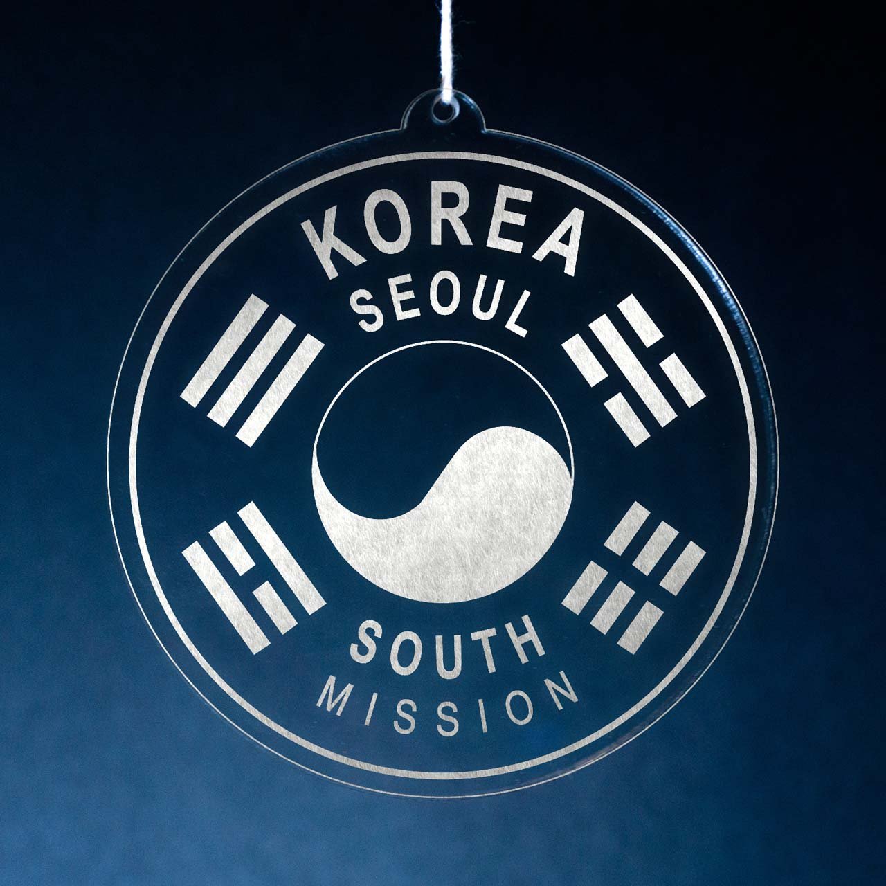 Korea Seoul South Mission Christmas Ornament - Latter-Day Saint LDS Missionary Gift - Book of Mormon