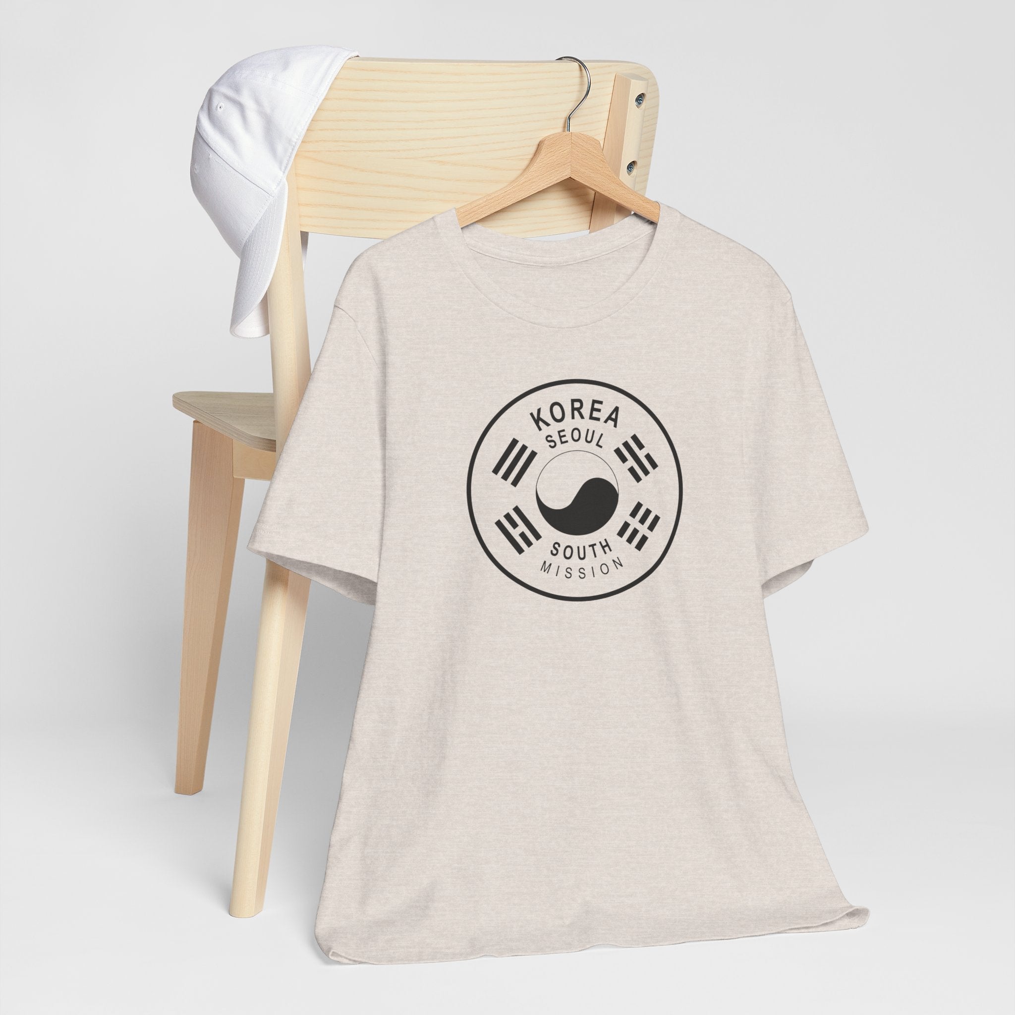 Korea Seoul South Mission Circular Monochrome Logo T-Shirt - Mission Wishlist - LDS Missionary Gift Store