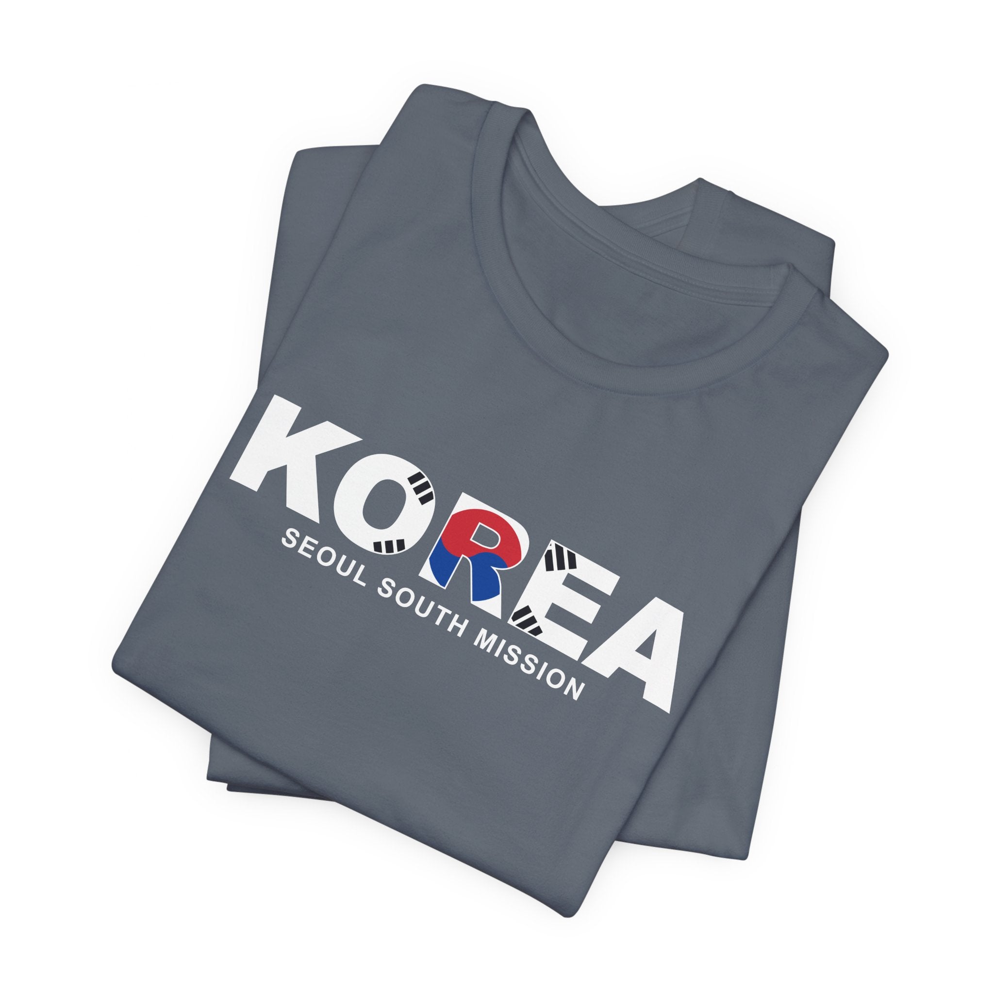 Korea Seoul South Mission Flag Title T-shirt - Mission Wishlist - LDS Missionary Gift Store