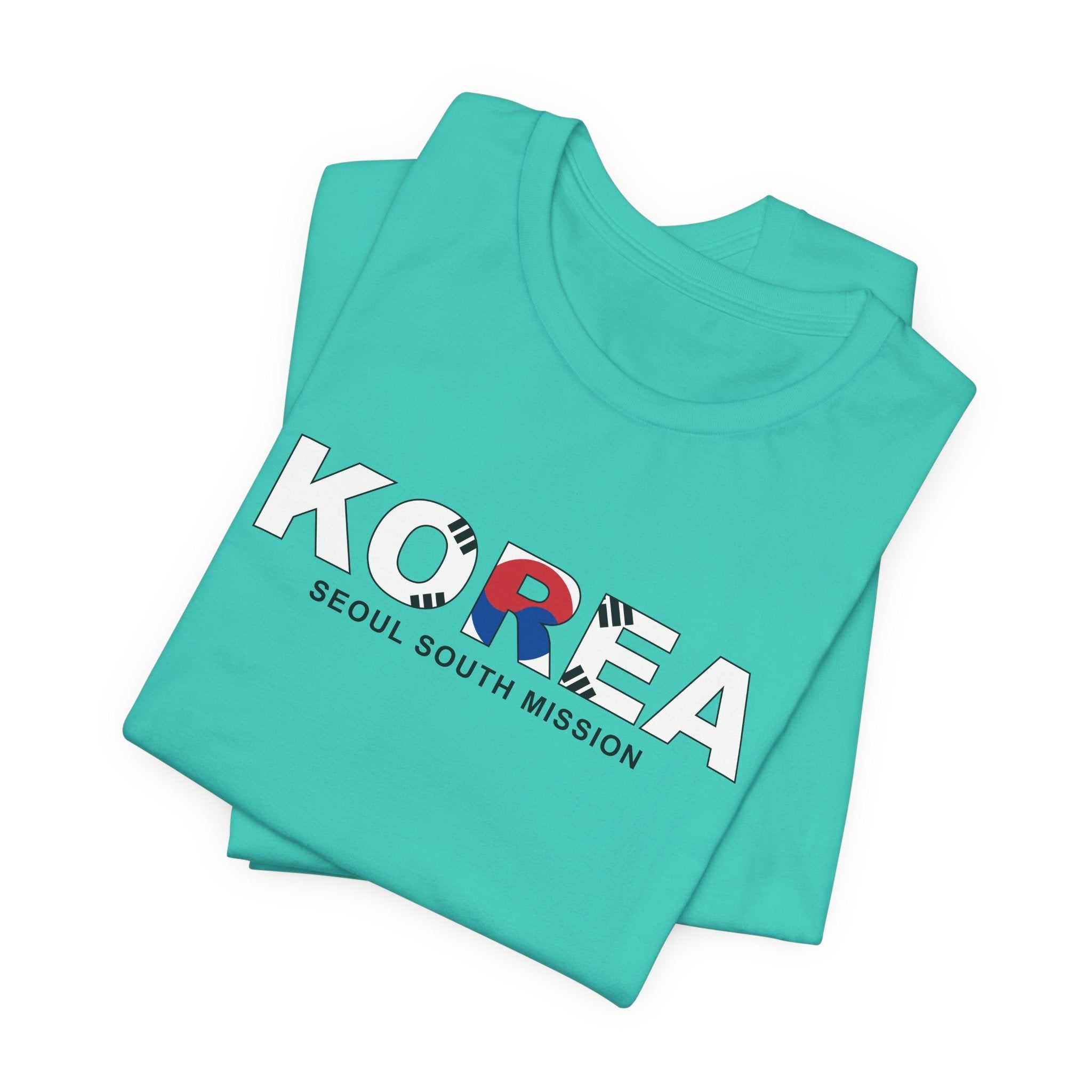 Korea Seoul South Mission Flag Title T-shirt - Mission Wishlist - LDS Missionary Gift Store