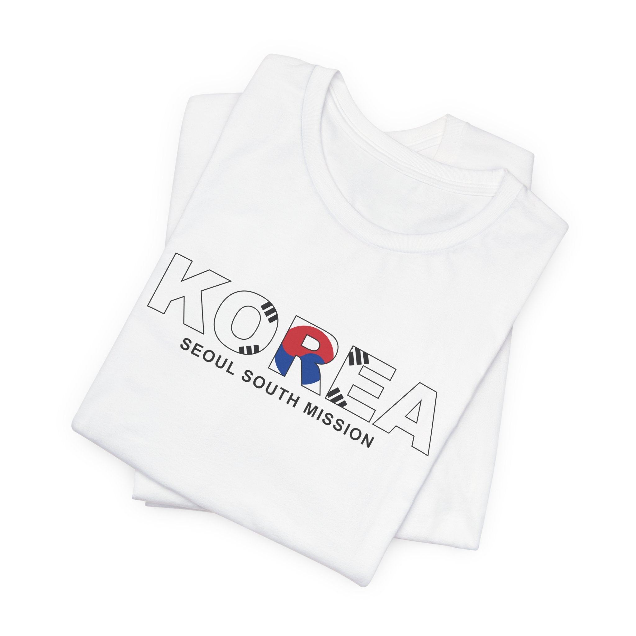 Korea Seoul South Mission Flag Title T-shirt - Mission Wishlist - LDS Missionary Gift Store