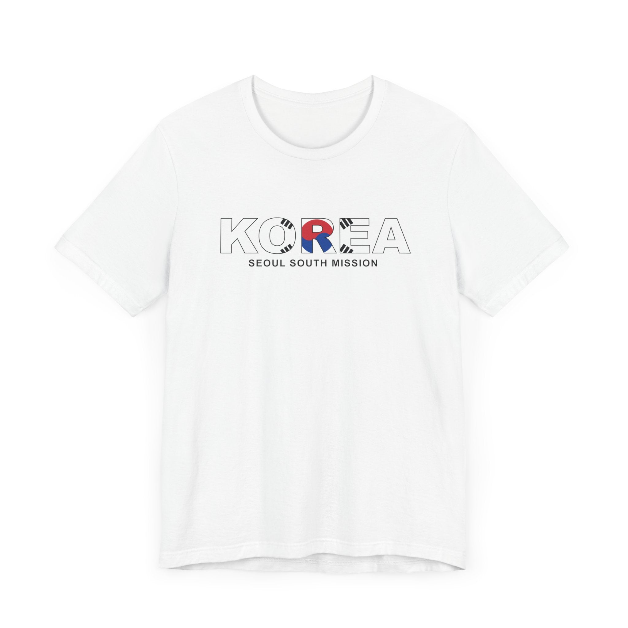 Korea Seoul South Mission Flag Title T-shirt - Mission Wishlist - LDS Missionary Gift Store