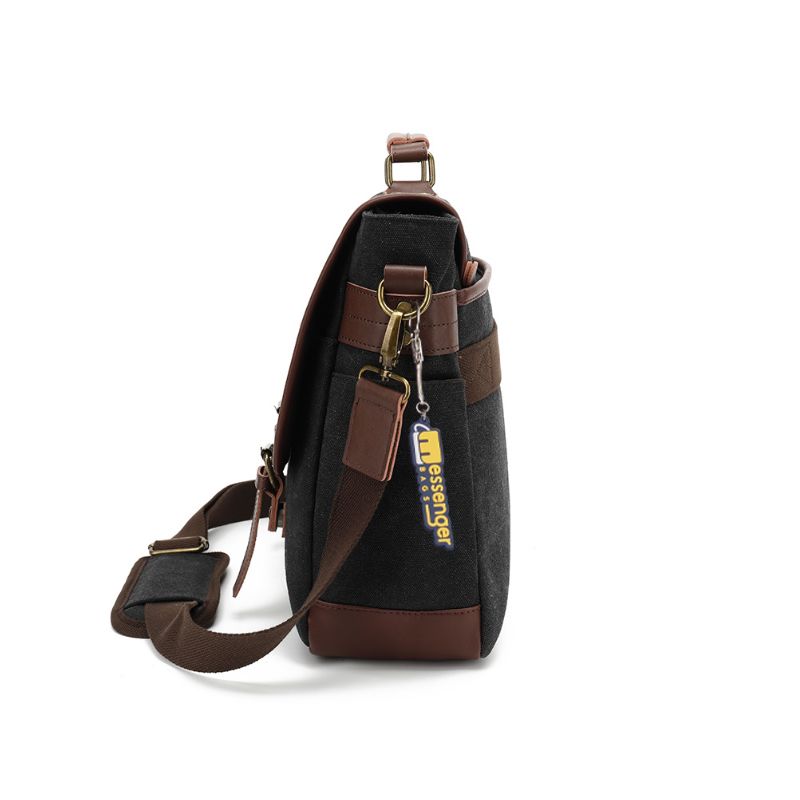Large Canvas Vintage Messenger Bag