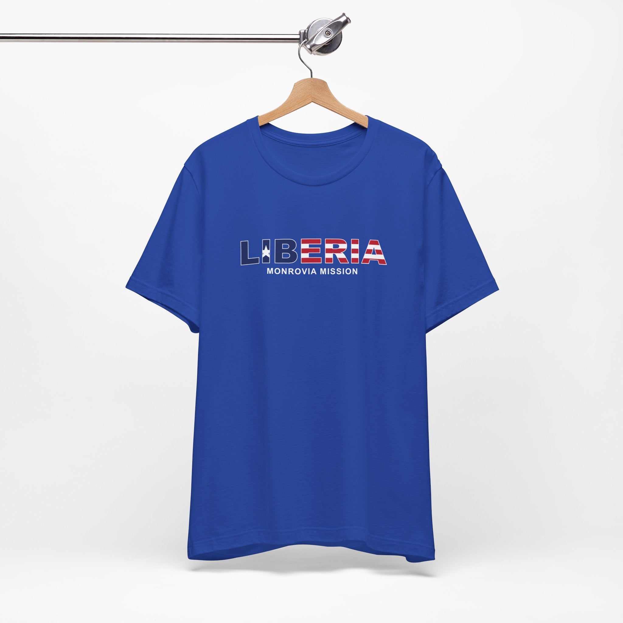 Liberia Monrovia Mission Flag Title T-shirt - Mission Wishlist - LDS Missionary Gift Store