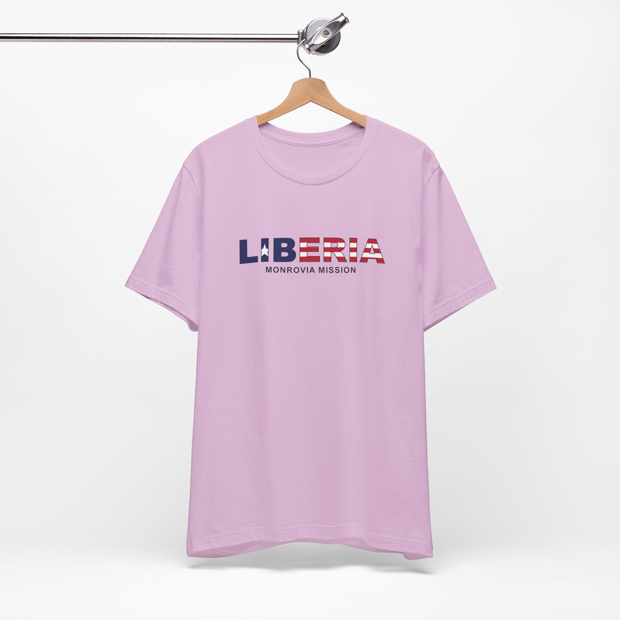 Liberia Monrovia Mission Flag Title T-shirt - Mission Wishlist - LDS Missionary Gift Store