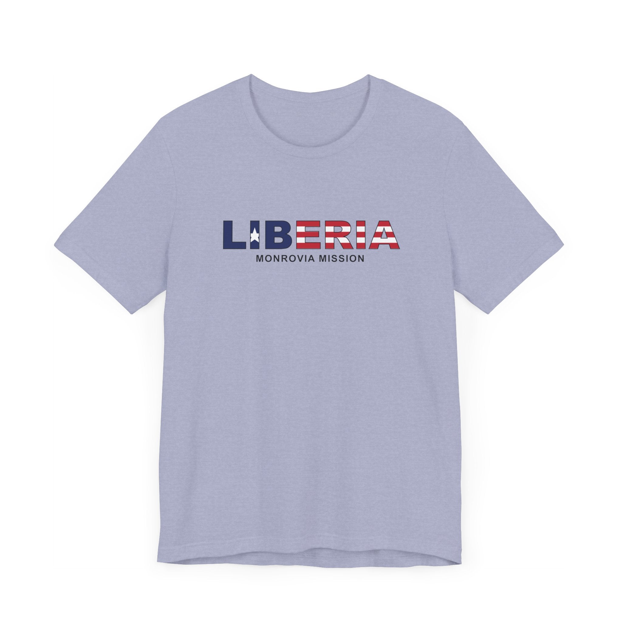 Liberia Monrovia Mission Flag Title T-shirt - Mission Wishlist - LDS Missionary Gift Store