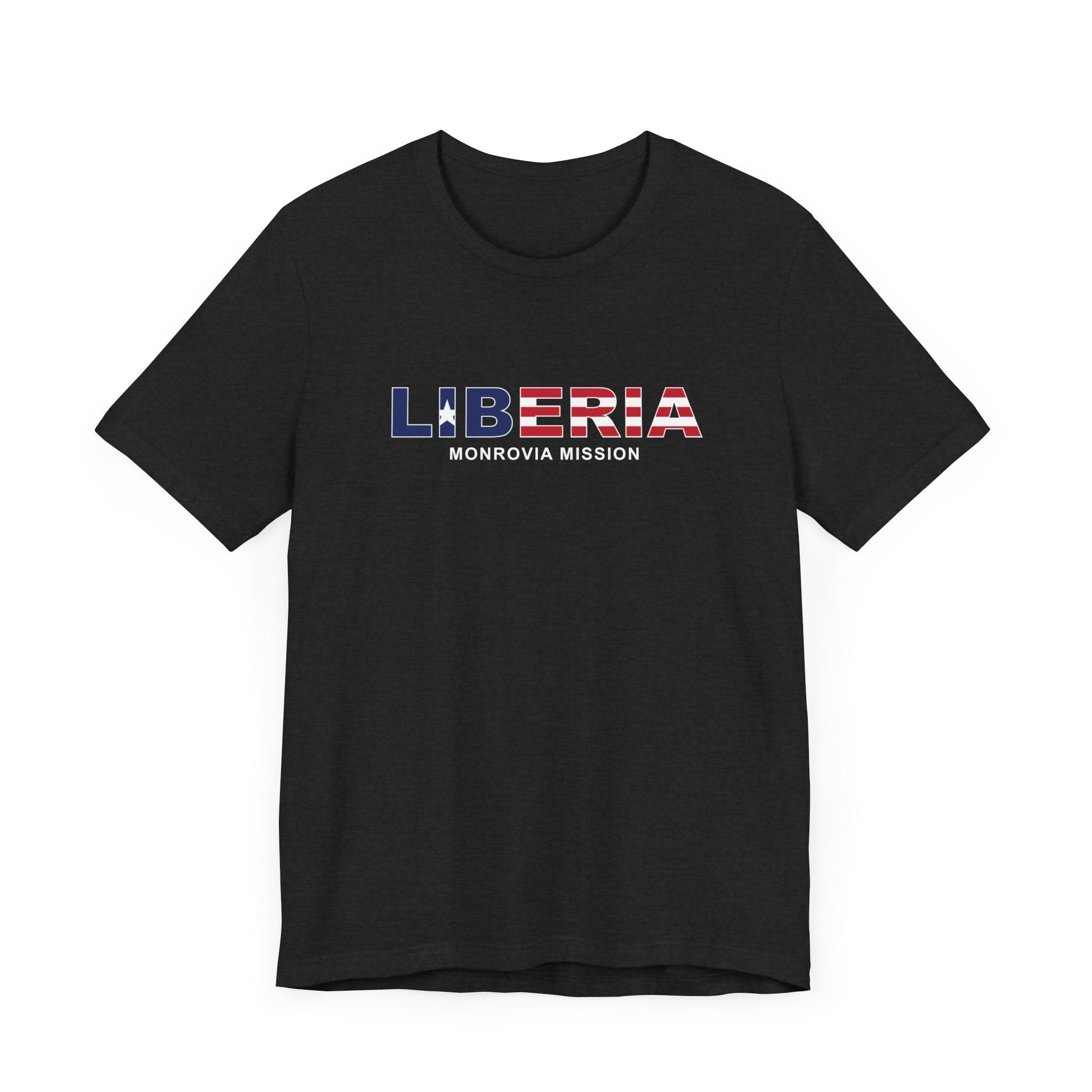 Liberia Monrovia Mission Flag Title T-shirt - Mission Wishlist - LDS Missionary Gift Store
