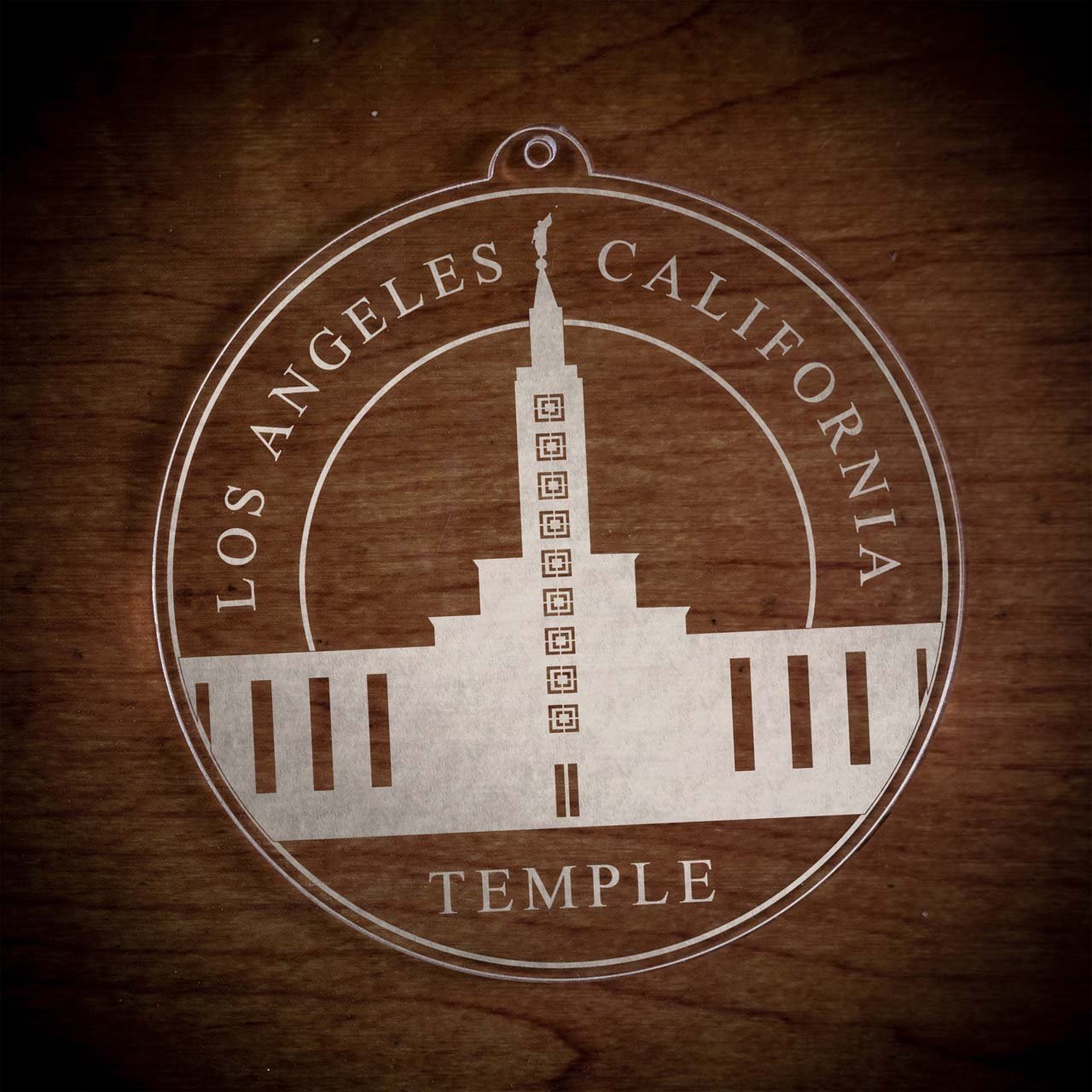 Los Angeles California Temple Christmas Ornament - Latter-Day Saint LDS Missionary Gift - Book of Mormon