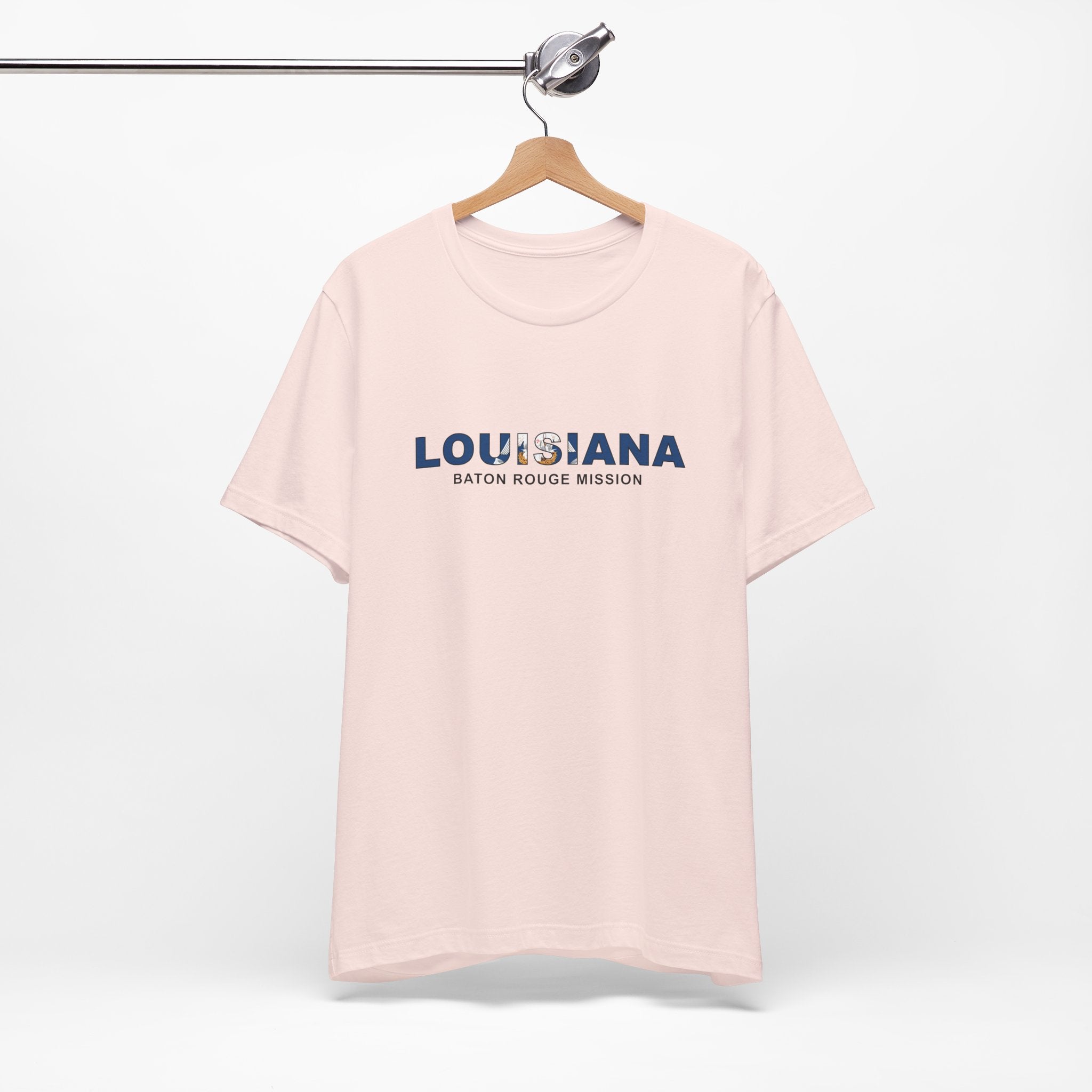 Louisiana Baton Rouge Mission Flag Title T-shirt - Mission Wishlist - LDS Missionary Gift Store