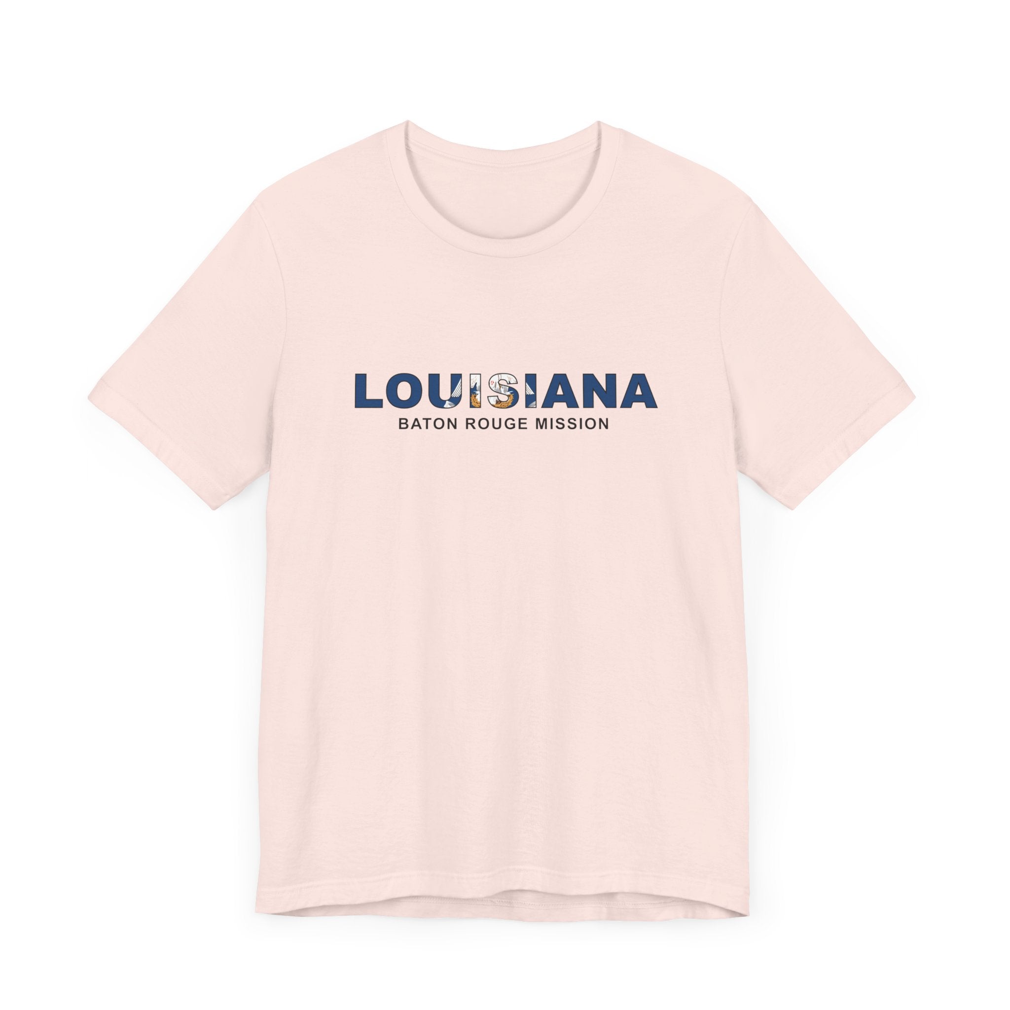 Louisiana Baton Rouge Mission Flag Title T-shirt - Mission Wishlist - LDS Missionary Gift Store