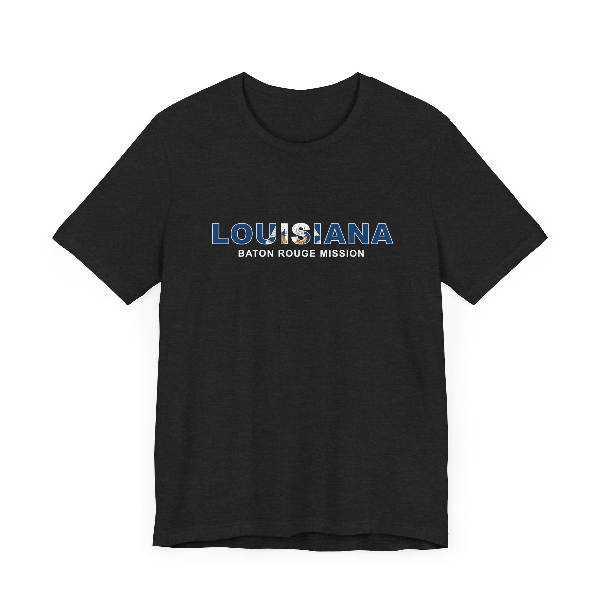 Louisiana Baton Rouge Mission Flag Title T-shirt - Mission Wishlist - LDS Missionary Gift Store
