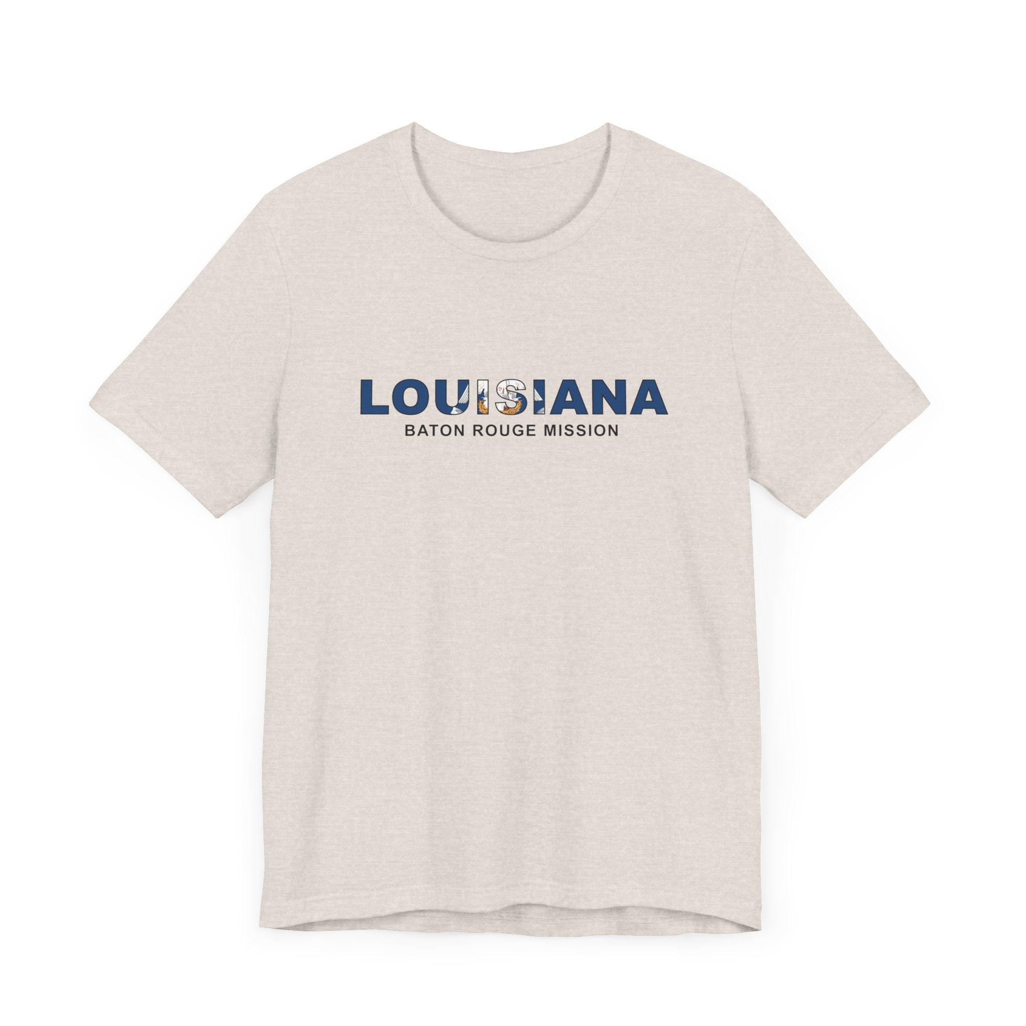 Louisiana Baton Rouge Mission Flag Title T-shirt - Mission Wishlist - LDS Missionary Gift Store