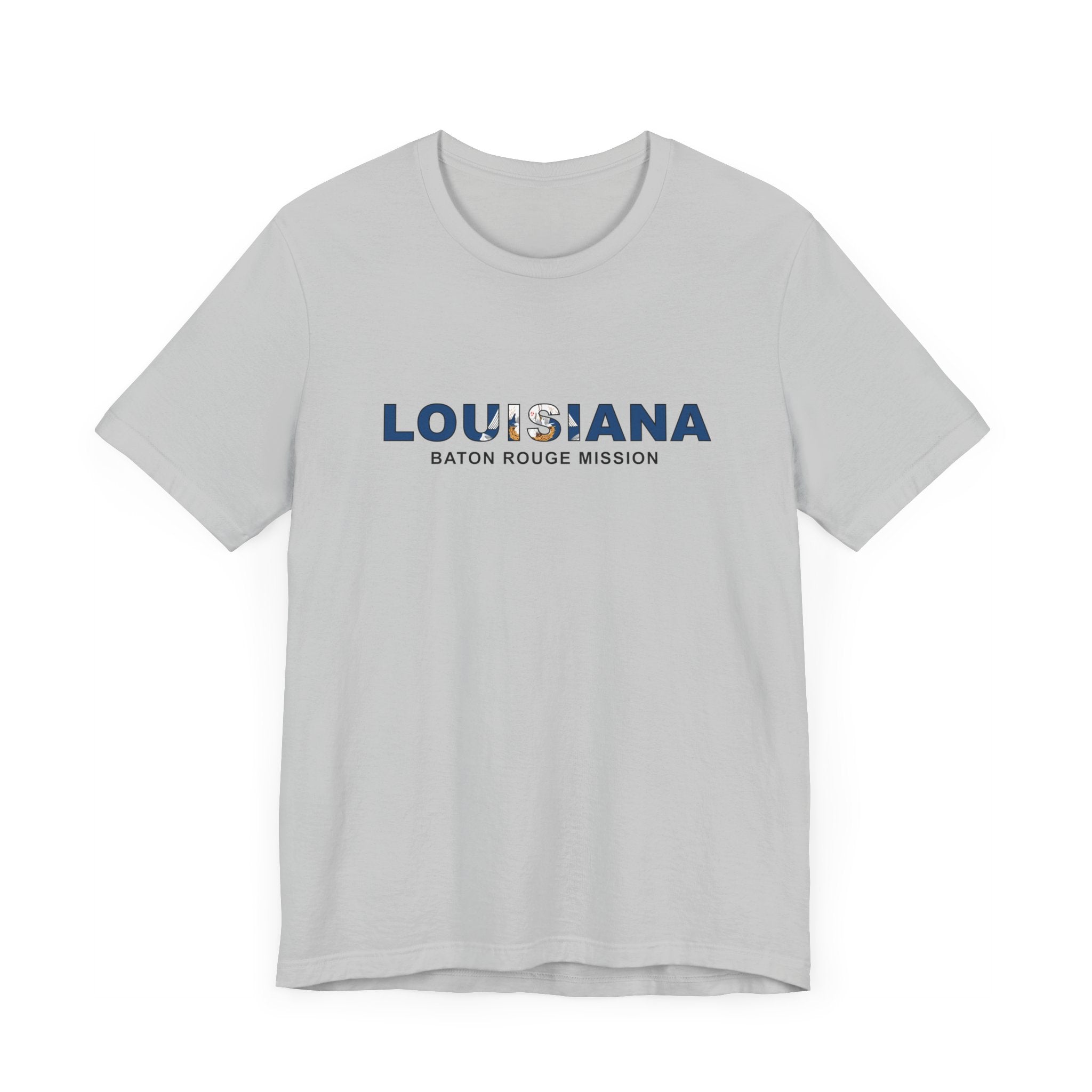 Louisiana Baton Rouge Mission Flag Title T-shirt - Mission Wishlist - LDS Missionary Gift Store