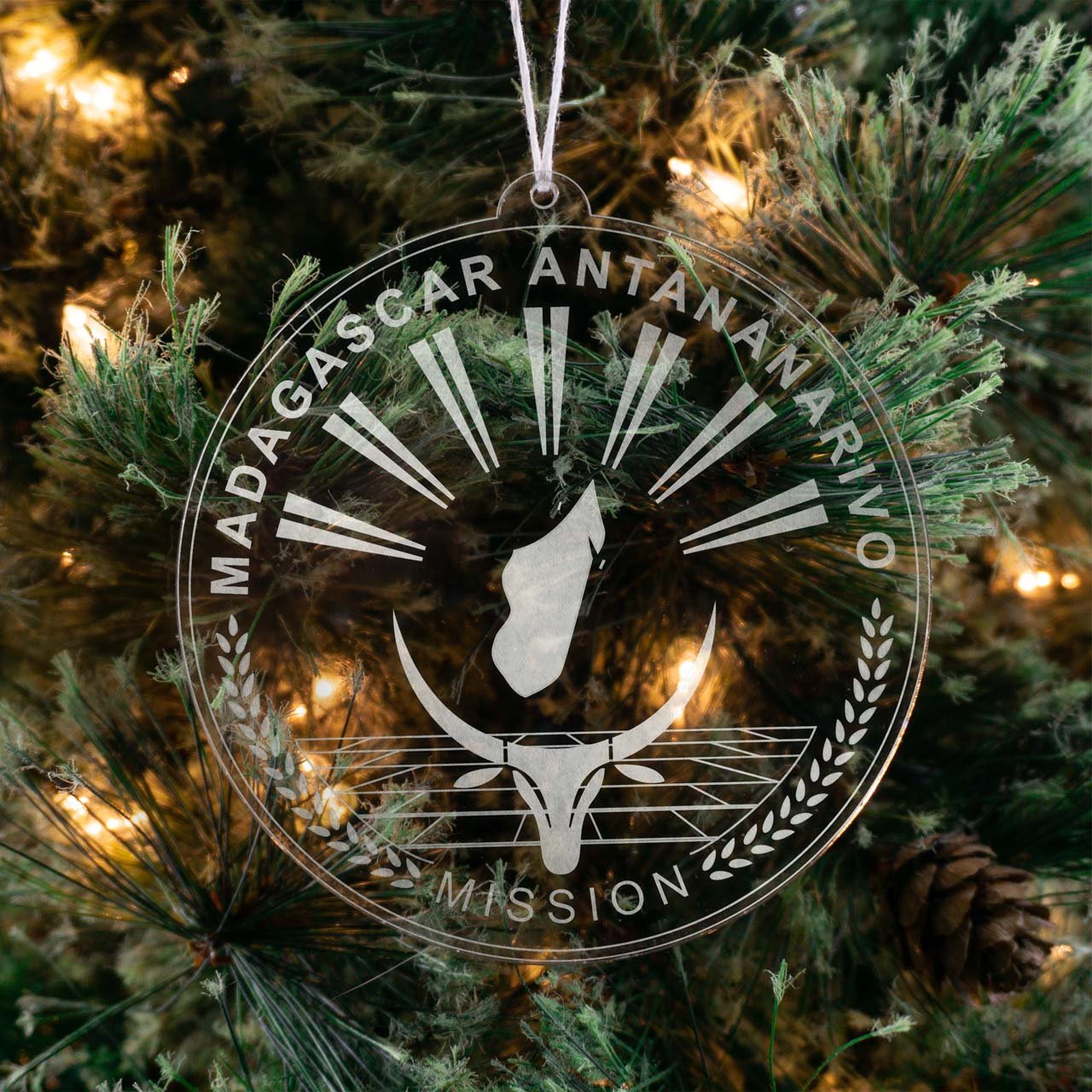 Madagascar Antananarivo Mission Christmas Ornament - Latter-Day Saint LDS Missionary Gift - Book of Mormon