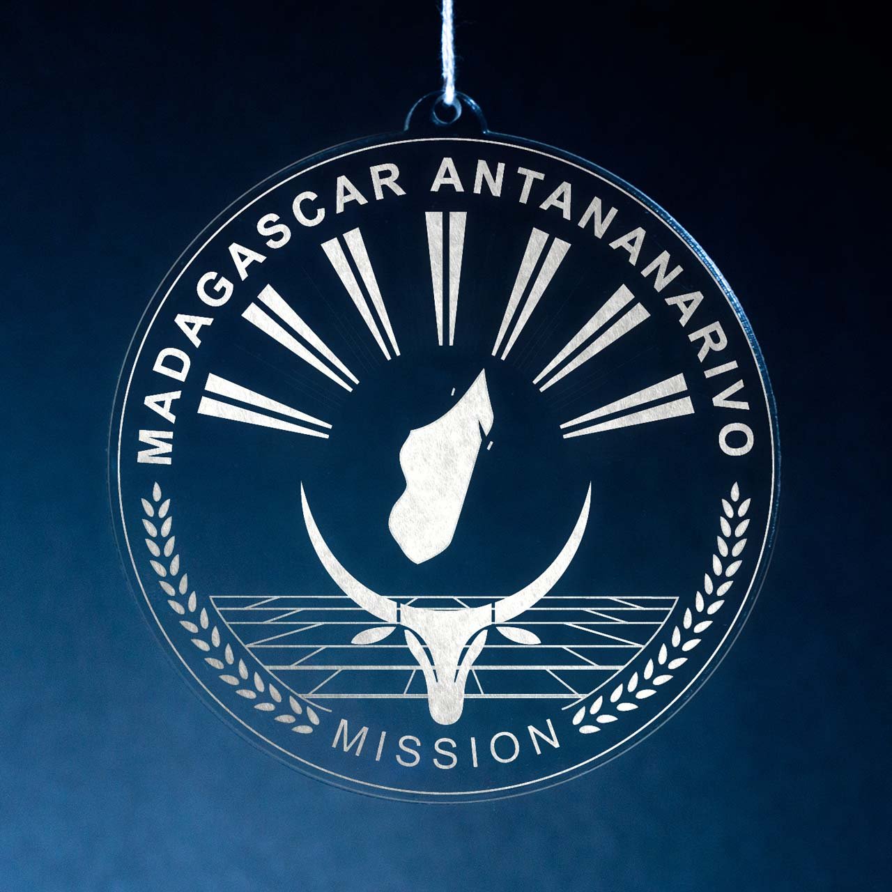 Madagascar Antananarivo Mission Christmas Ornament - Latter-Day Saint LDS Missionary Gift - Book of Mormon