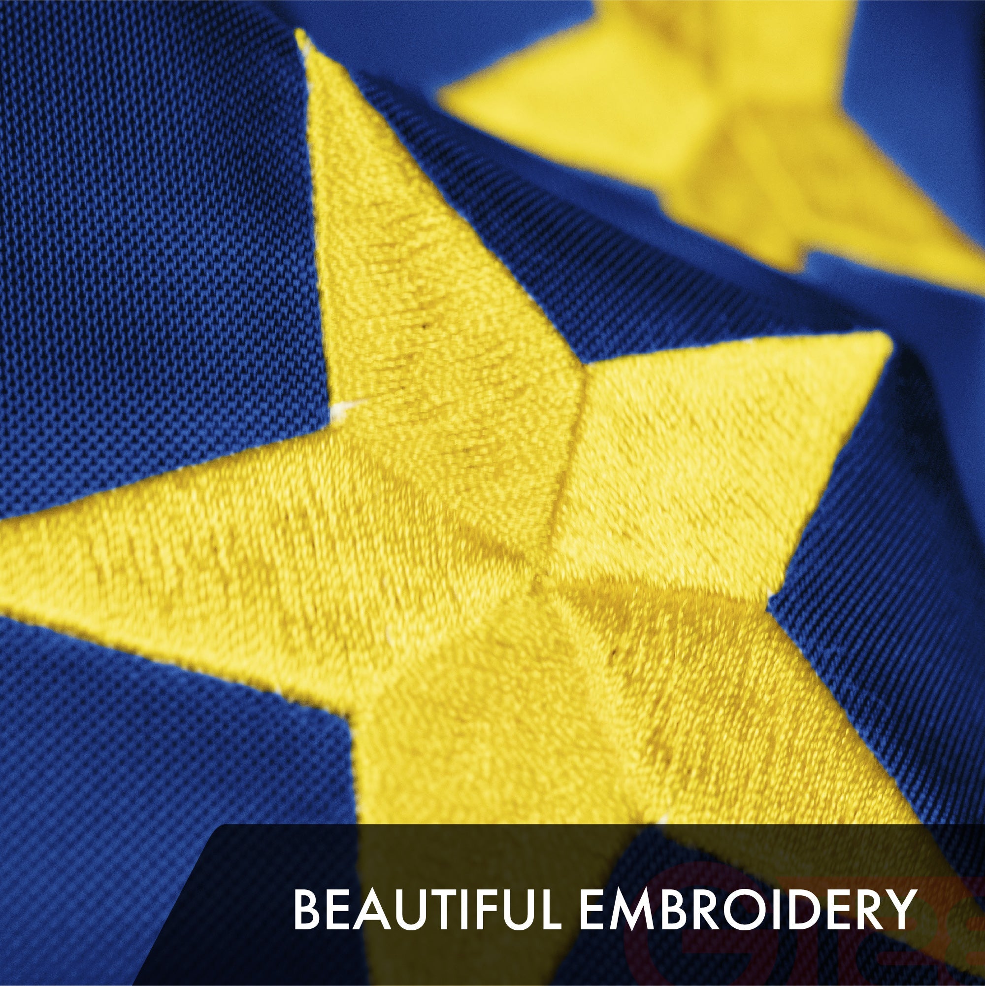 Alaska State Flag 300D Embroidered Polyester 3x5 Ft