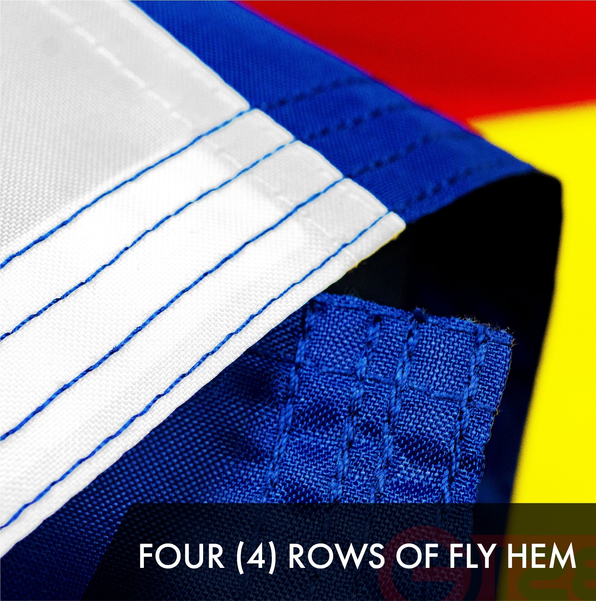 Colorado State Flag 300D Embroidered Polyester 3x5 Ft