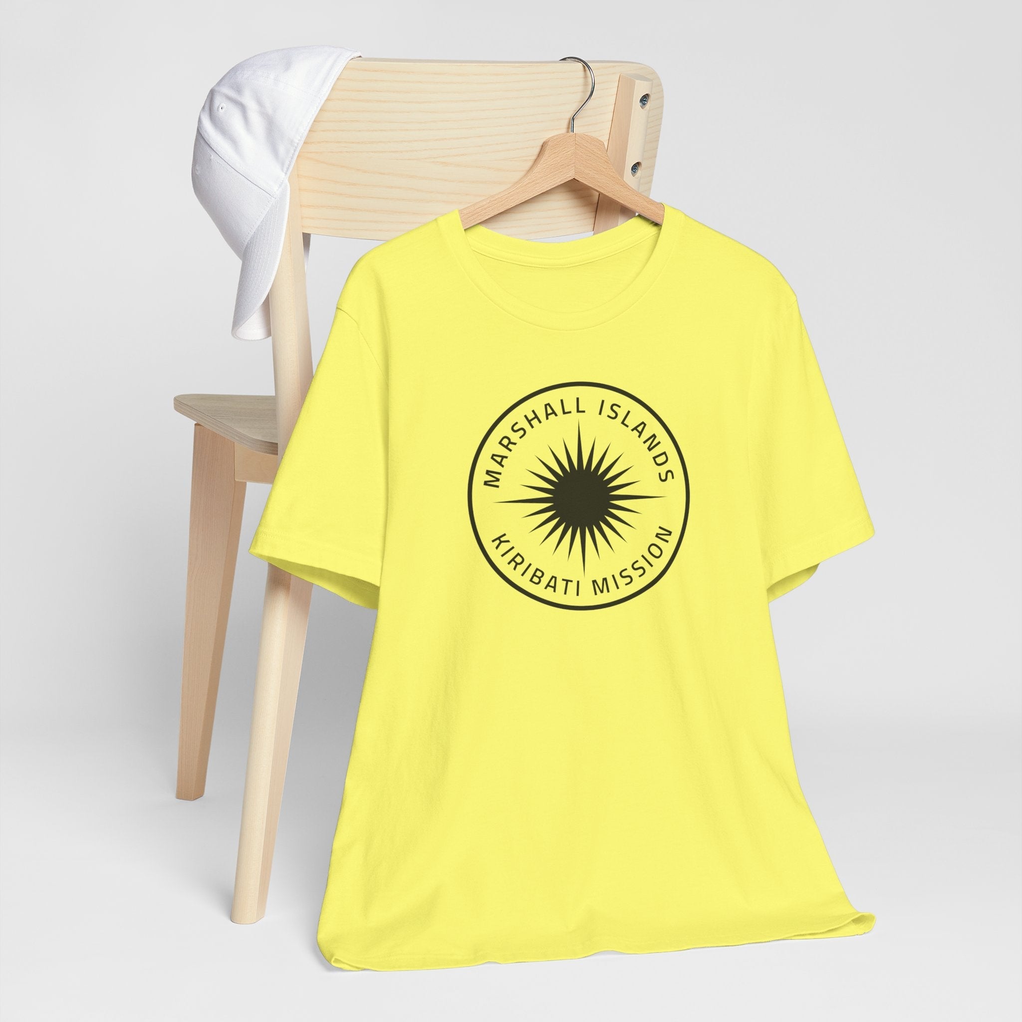 Marshall Islands - Kiribati Mission Circular Monochrome Logo T-Shirt - Mission Wishlist - LDS Missionary Gift Store