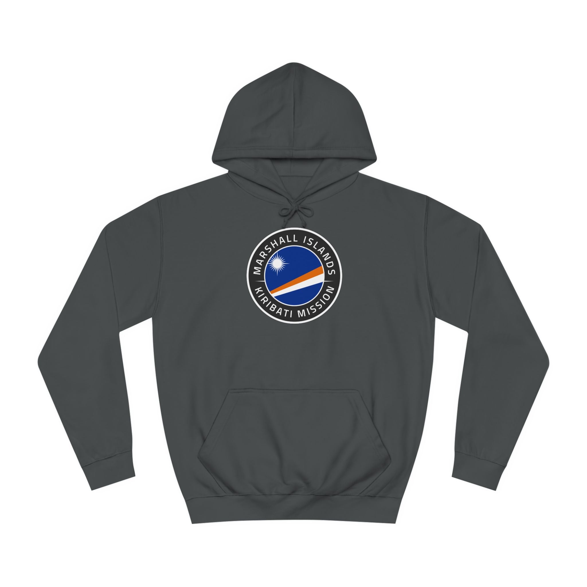 Marshall Islands - Kiribati Mission Flag Logo (Black Border) College Hoodie - Mission Wishlist - LDS Missionary Gift Store