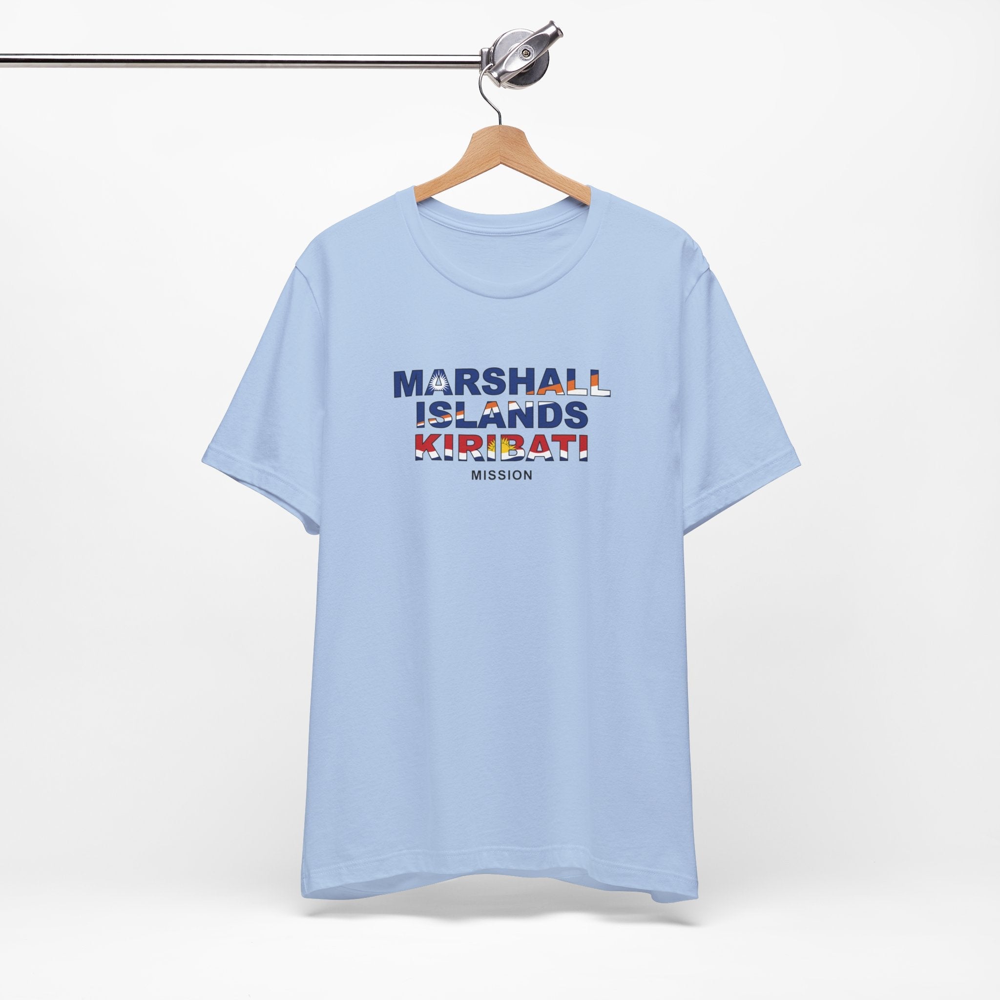 Marshall Islands - Kiribati Mission Flag Title T-shirt - Mission Wishlist - LDS Missionary Gift Store