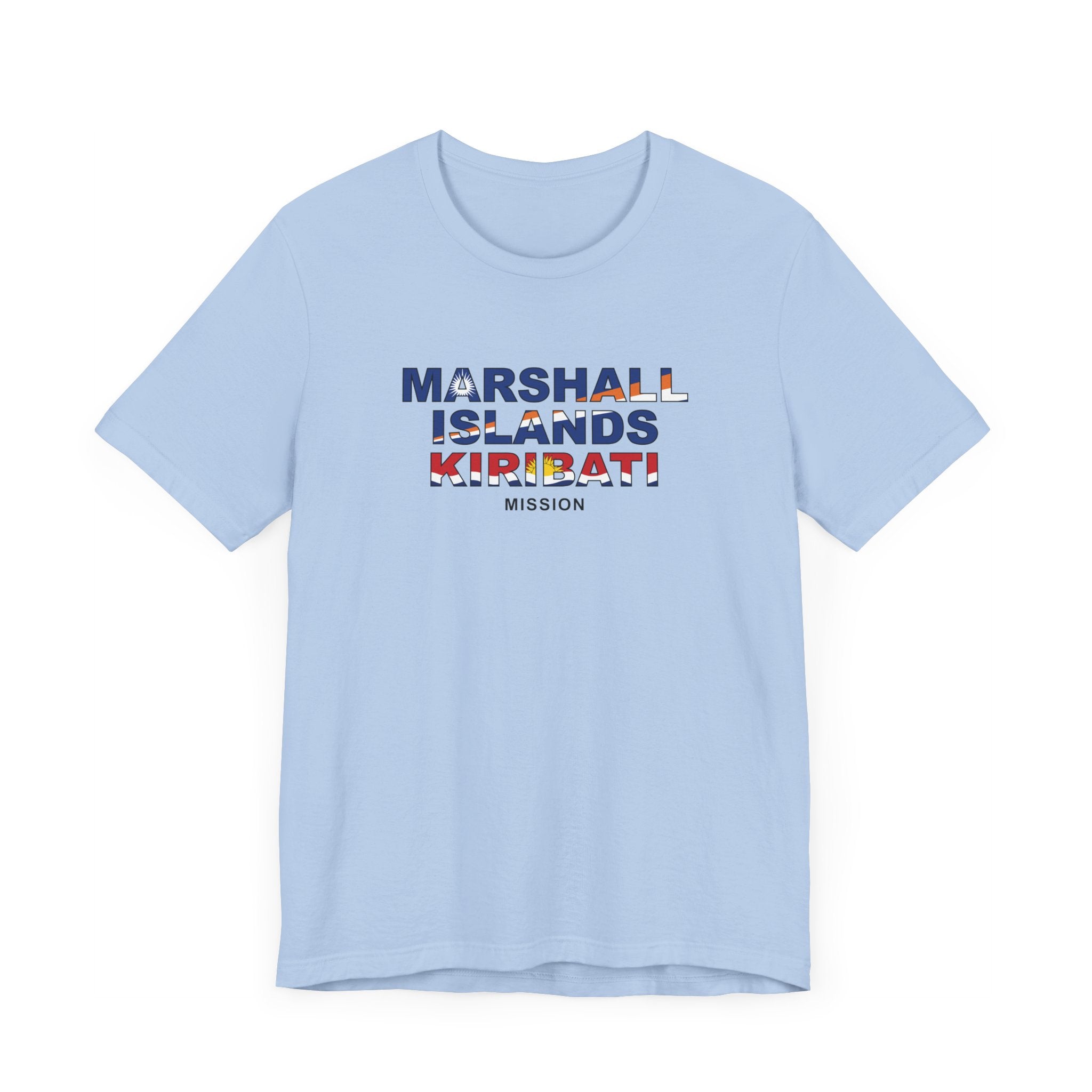 Marshall Islands - Kiribati Mission Flag Title T-shirt - Mission Wishlist - LDS Missionary Gift Store