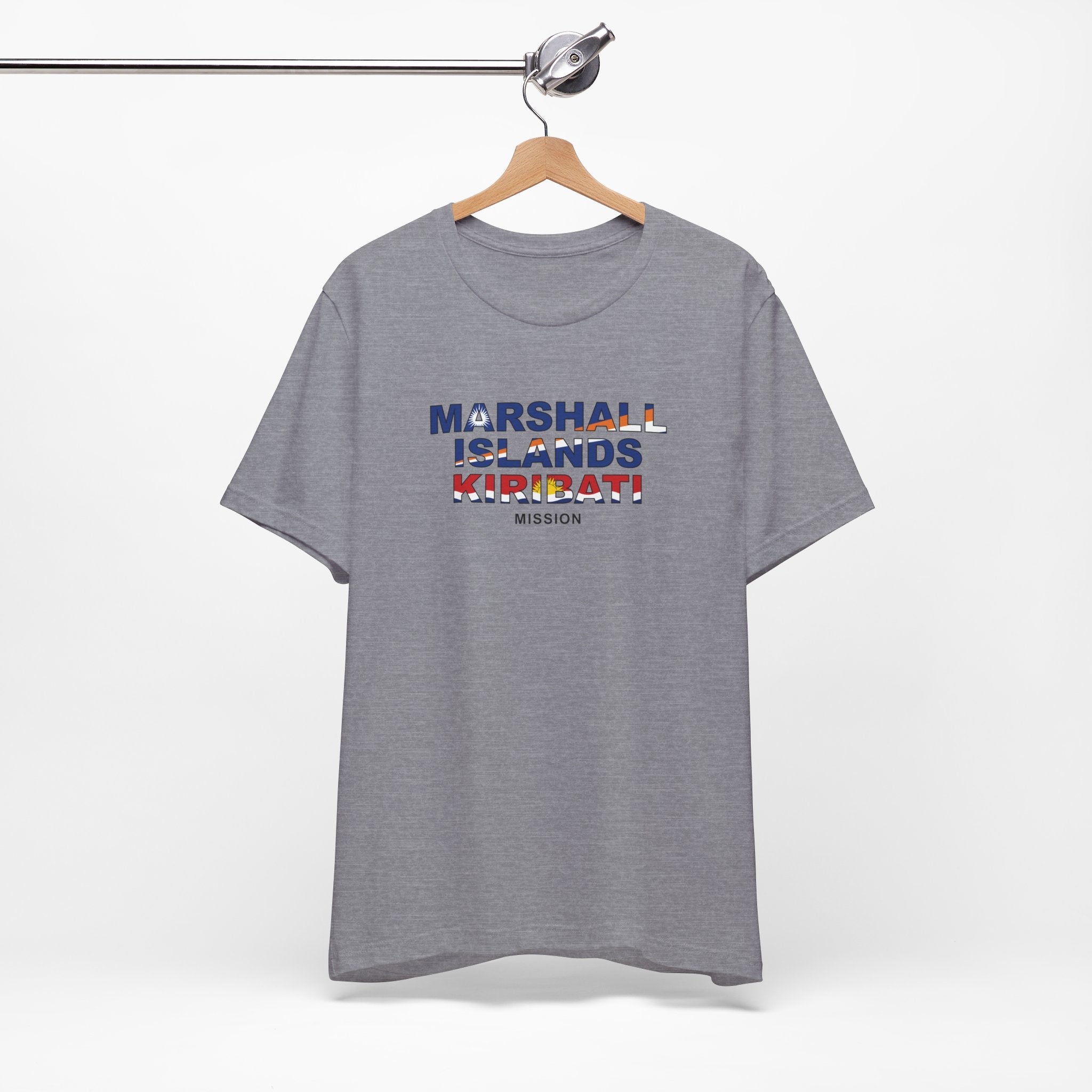 Marshall Islands - Kiribati Mission Flag Title T-shirt - Mission Wishlist - LDS Missionary Gift Store