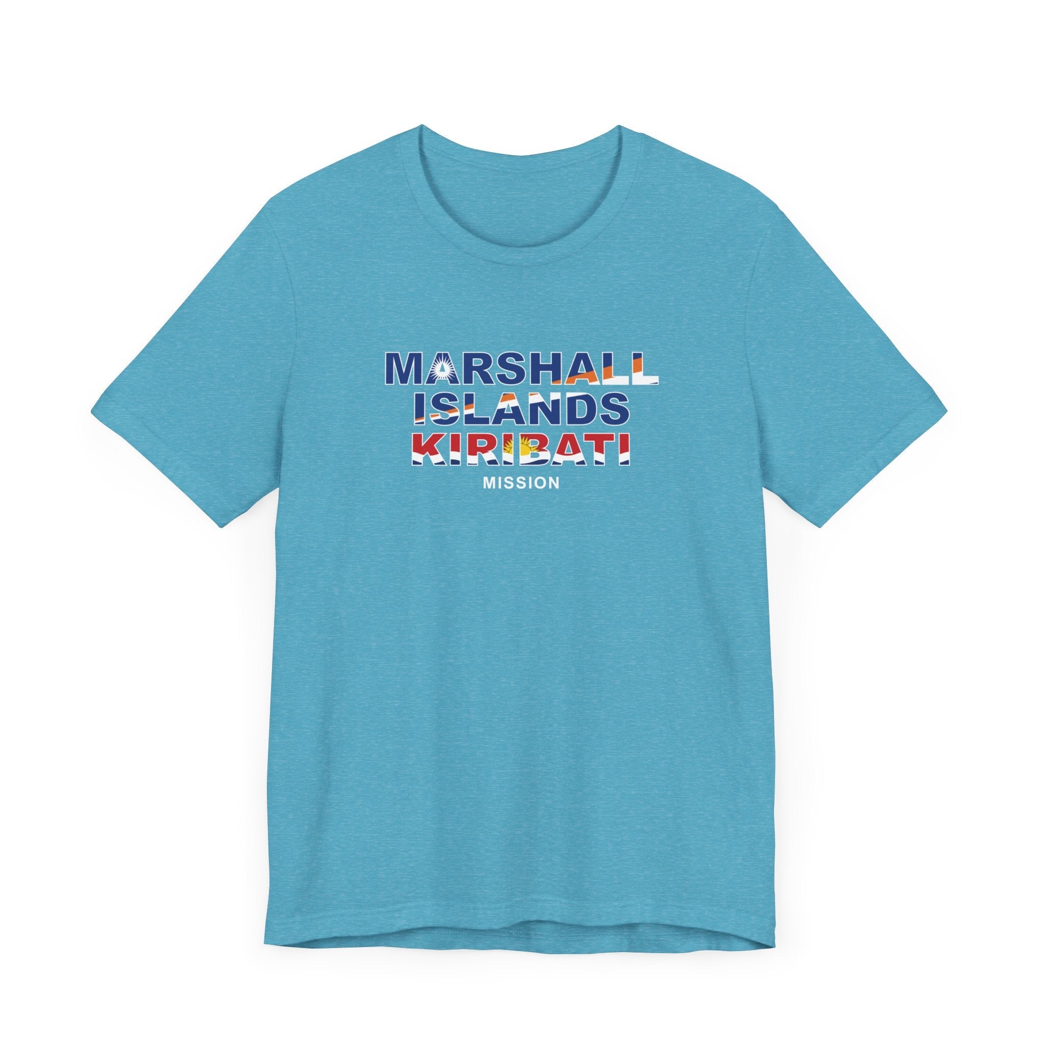 Marshall Islands - Kiribati Mission Flag Title T-shirt - Mission Wishlist - LDS Missionary Gift Store
