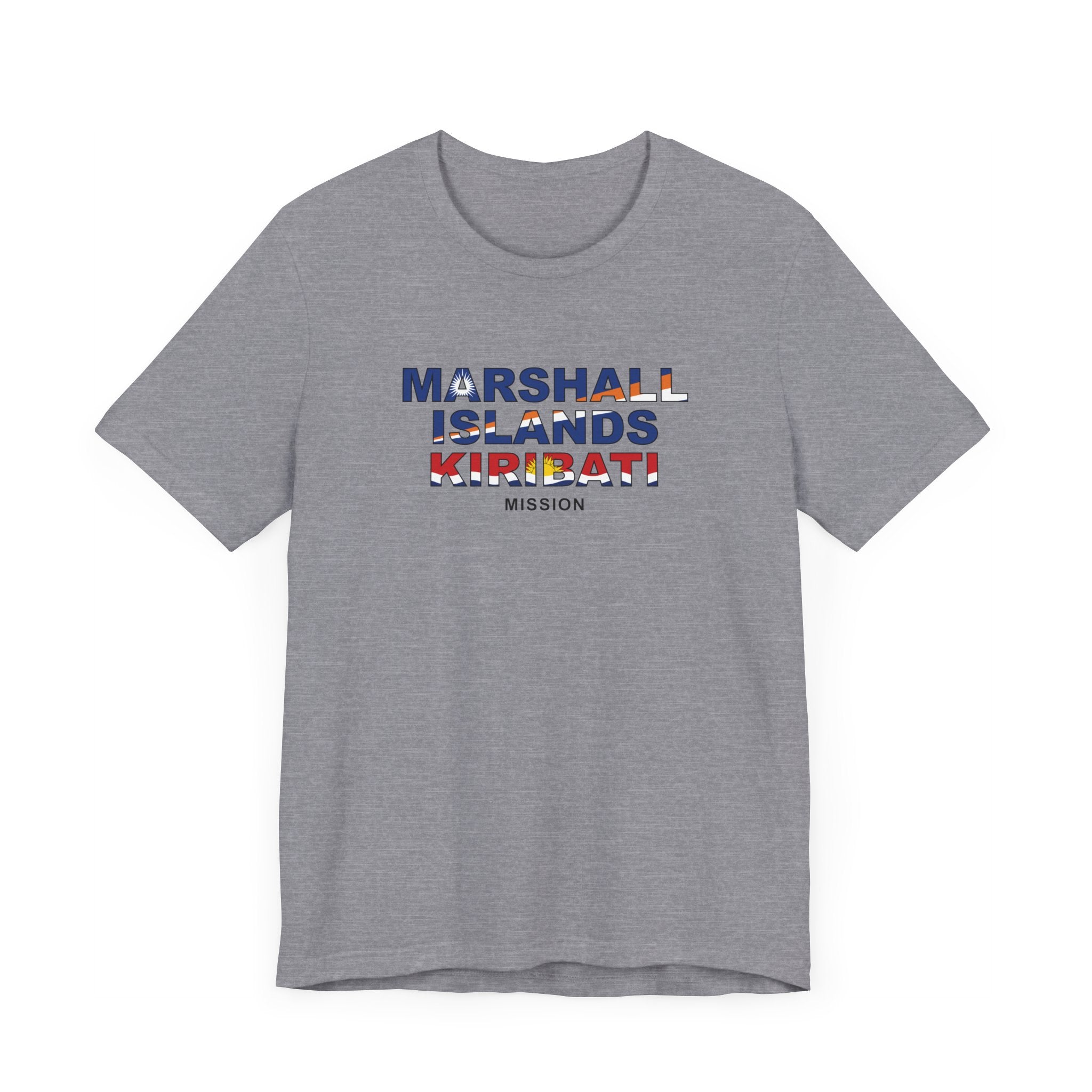 Marshall Islands - Kiribati Mission Flag Title T-shirt - Mission Wishlist - LDS Missionary Gift Store
