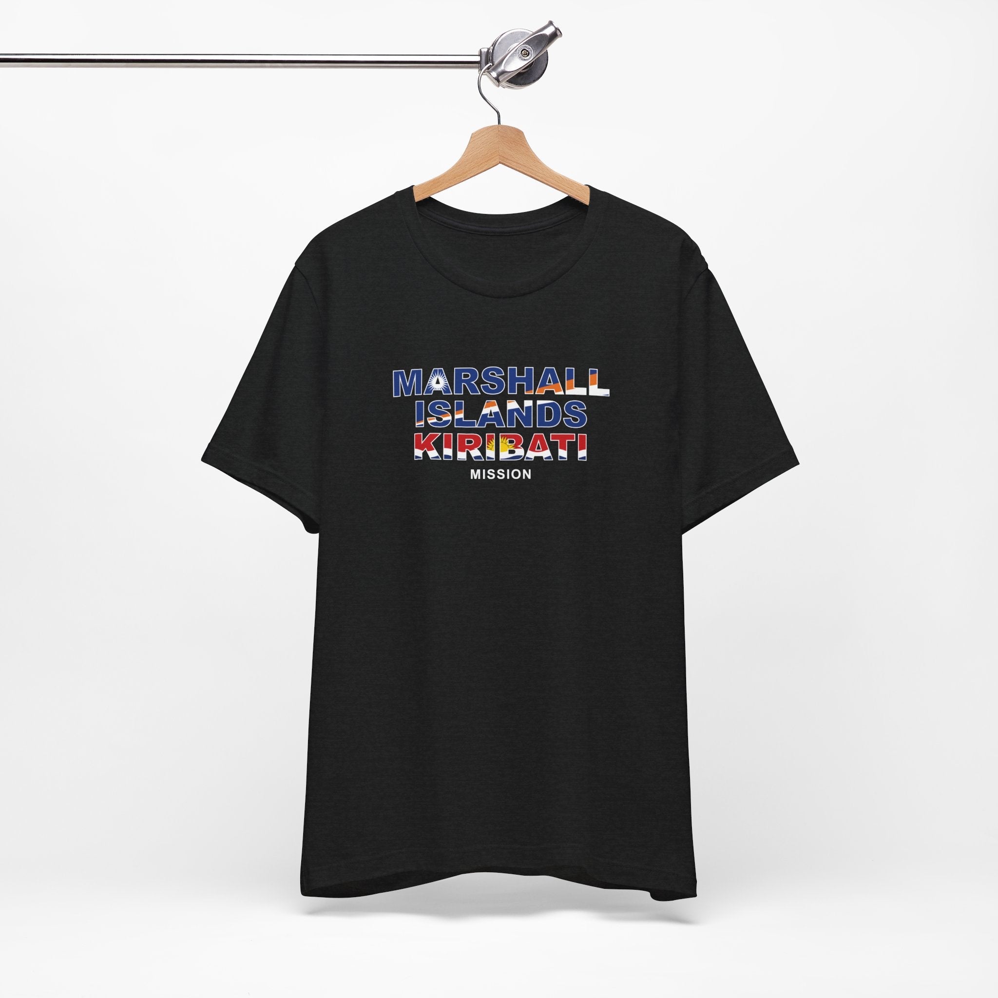 Marshall Islands - Kiribati Mission Flag Title T-shirt - Mission Wishlist - LDS Missionary Gift Store