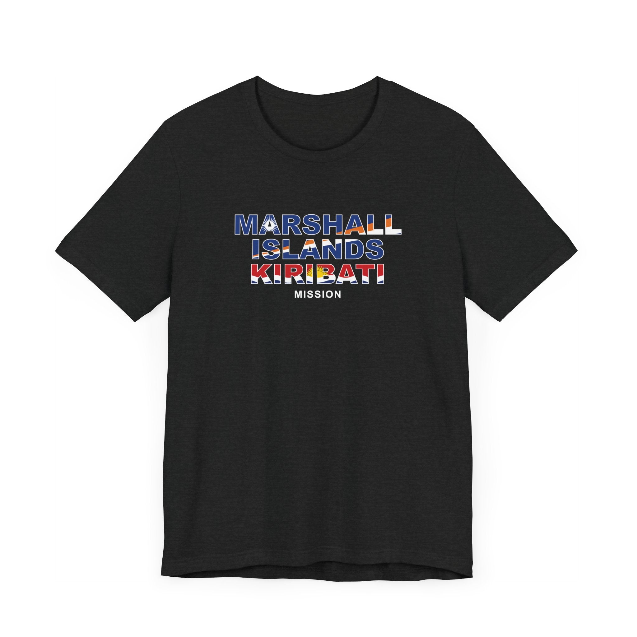 Marshall Islands - Kiribati Mission Flag Title T-shirt - Mission Wishlist - LDS Missionary Gift Store