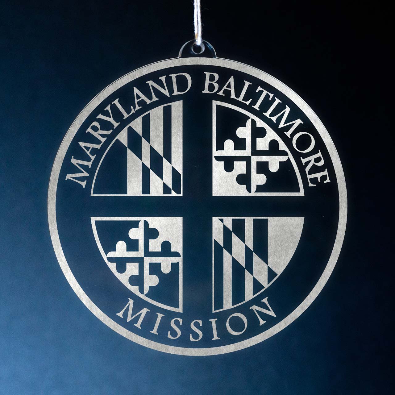 Maryland Baltimore Mission Christmas Ornament - Latter-Day Saint LDS Missionary Gift - Book of Mormon