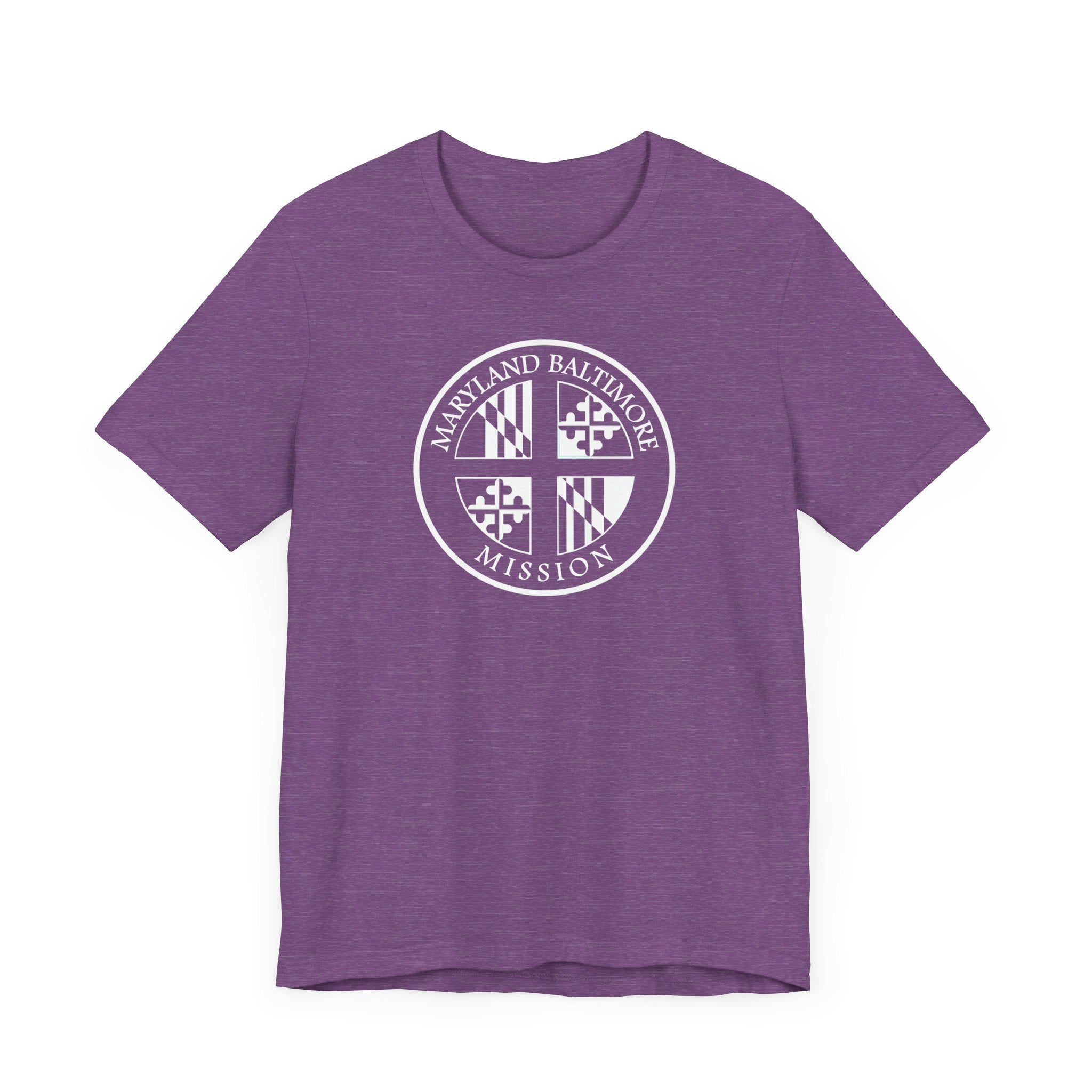 Maryland Baltimore Mission Circular Monochrome Logo T-Shirt - Mission Wishlist - LDS Missionary Gift Store