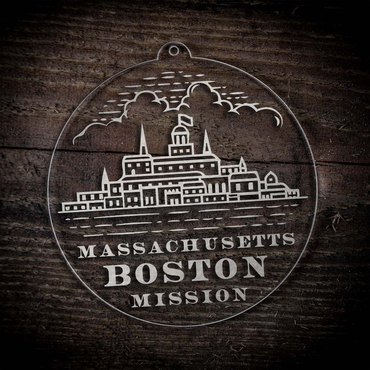 Massachusetts Boston Mission Christmas Ornament - Latter-Day Saint LDS Missionary Gift - Book of Mormon